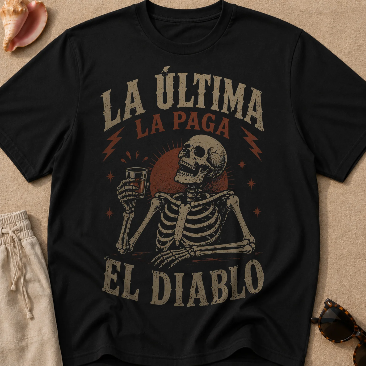 La última la paga el diablo Camiseta Unisex product image (1)