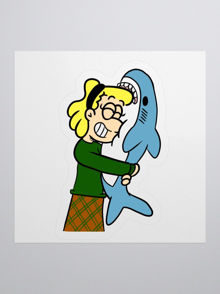 Tiff and Blahaj Sticker product image (3)