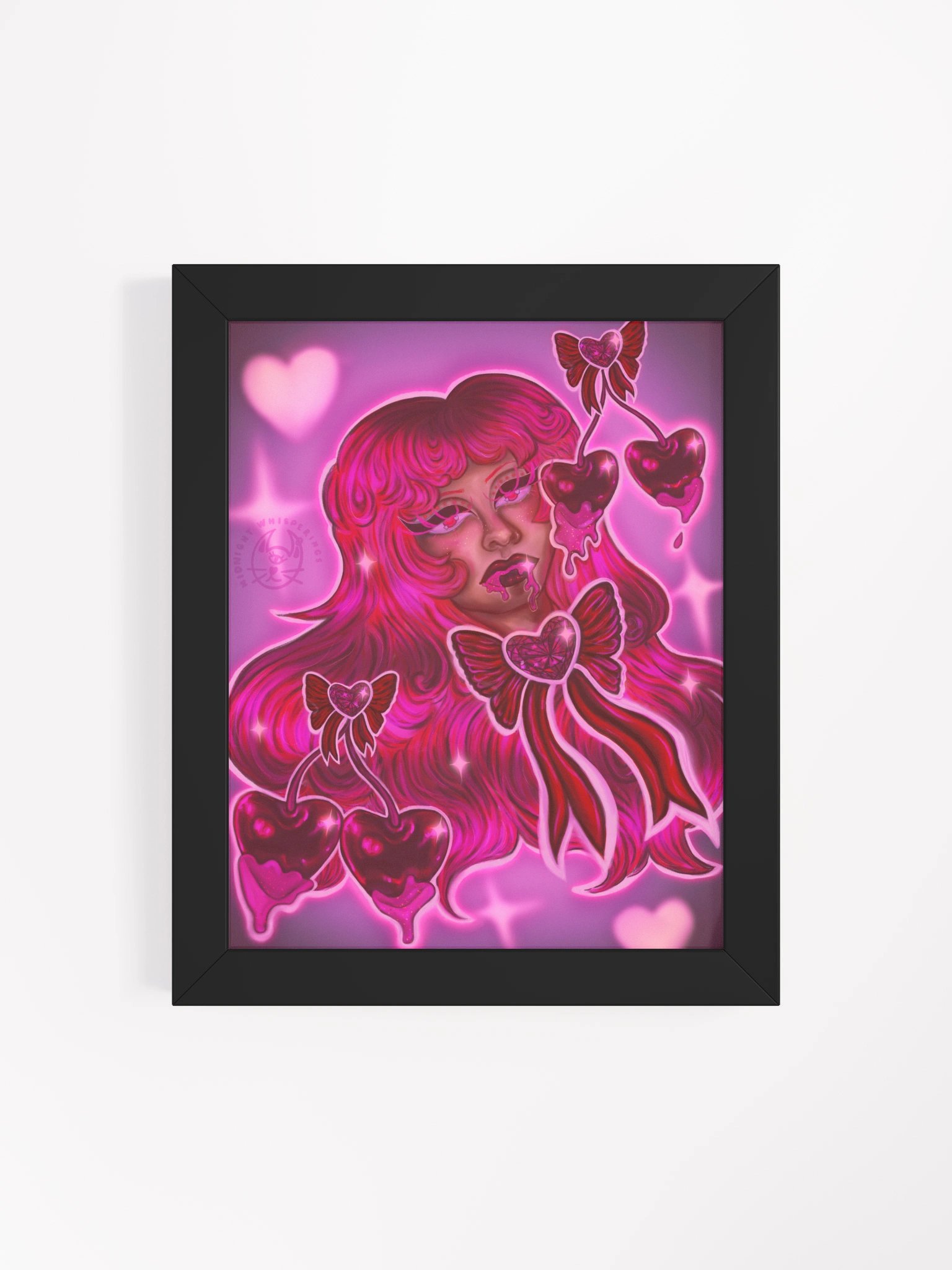 Framed Crushed💕🍒✨ Print product image (4)