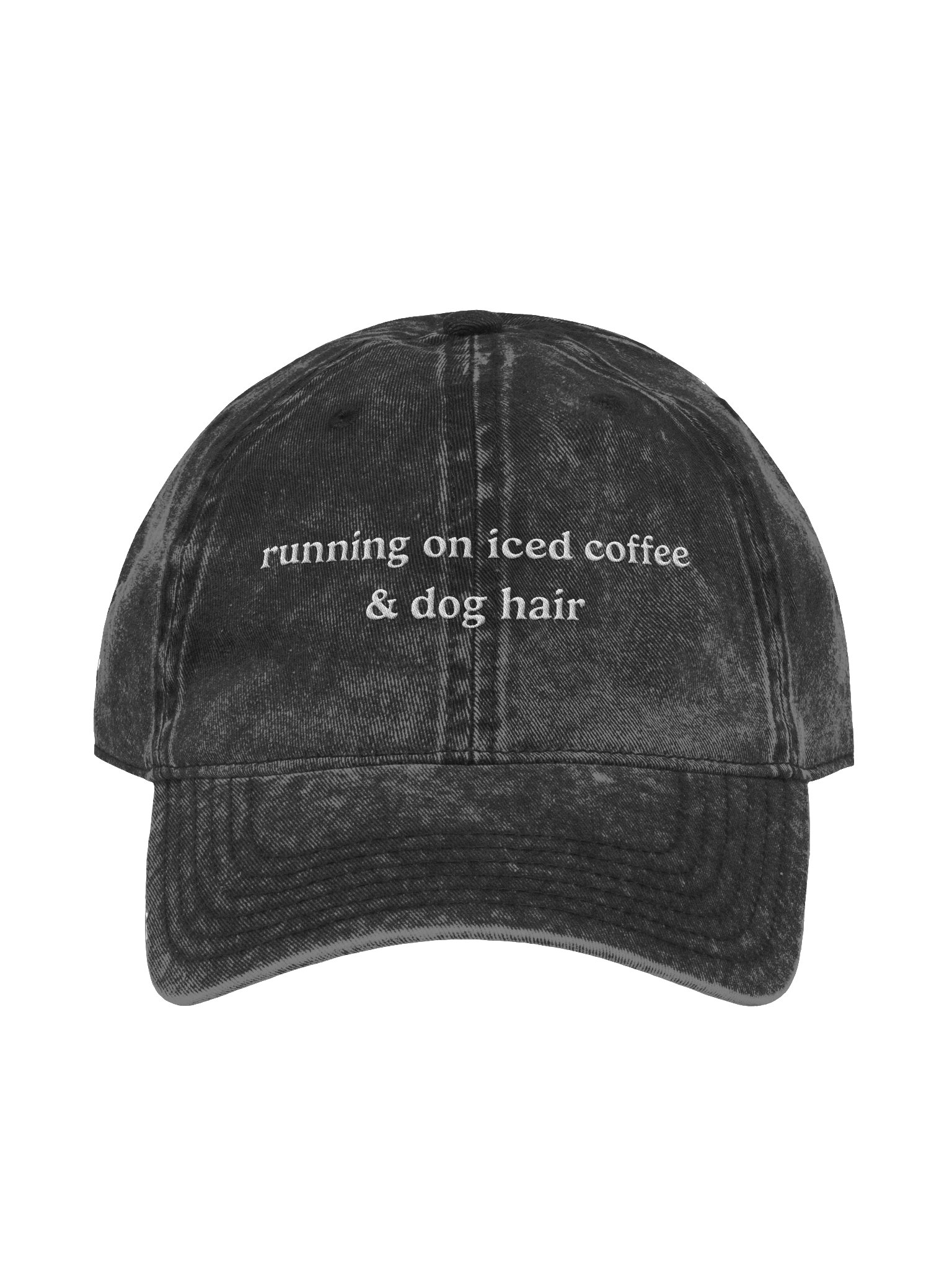 Running On Iced Coffee & Dog Hair Cap product image (1)