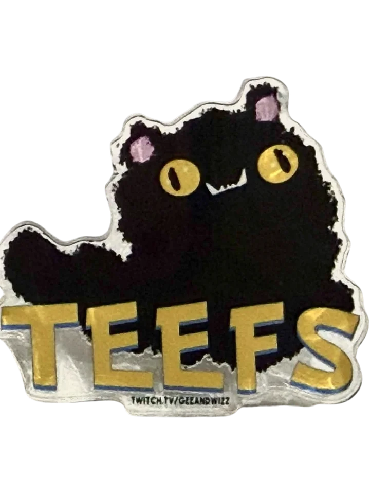 Teefs Acrylic Pin product image (1)