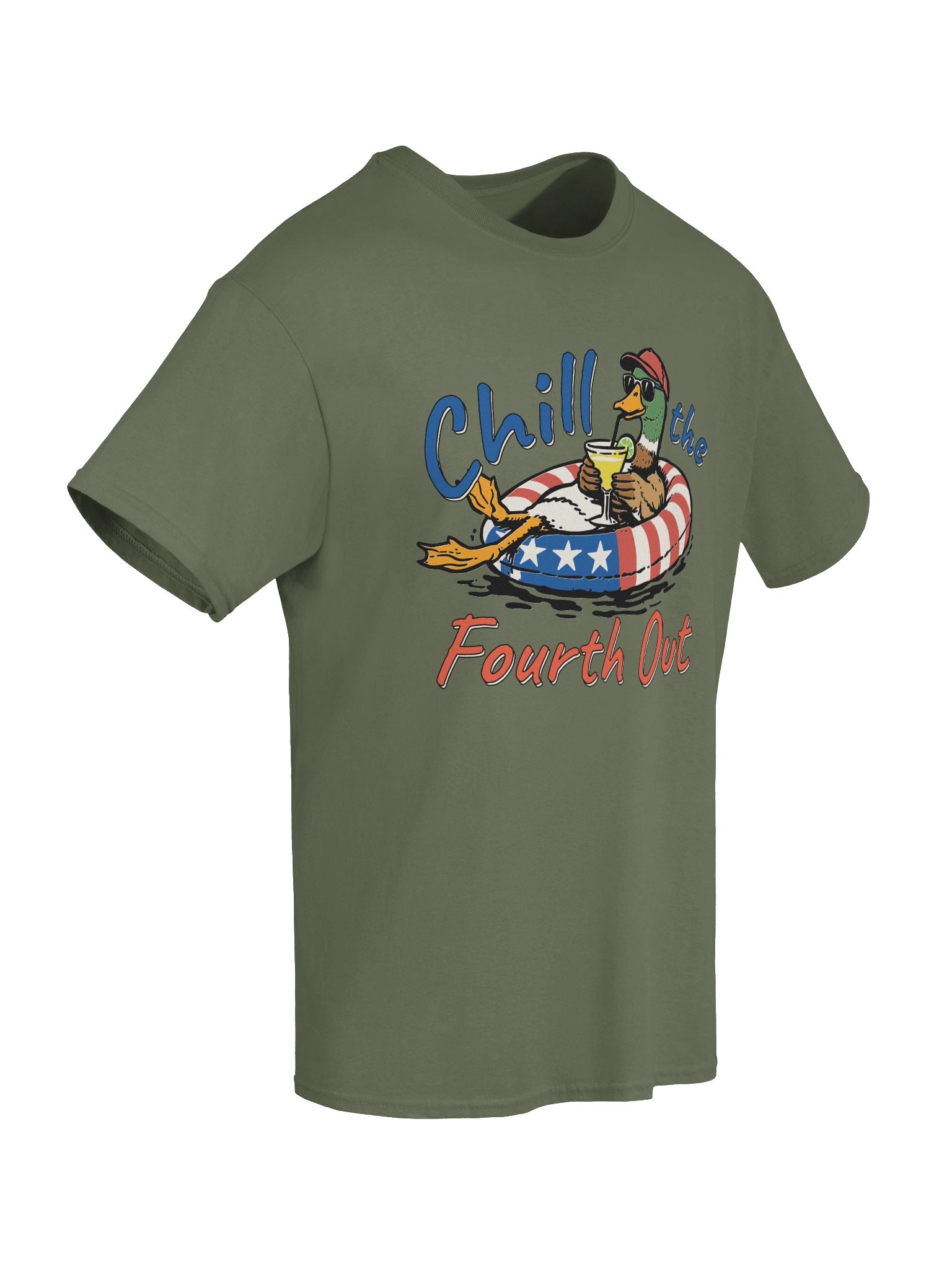 Chill the Fourth Out Duck Tee product image (6)