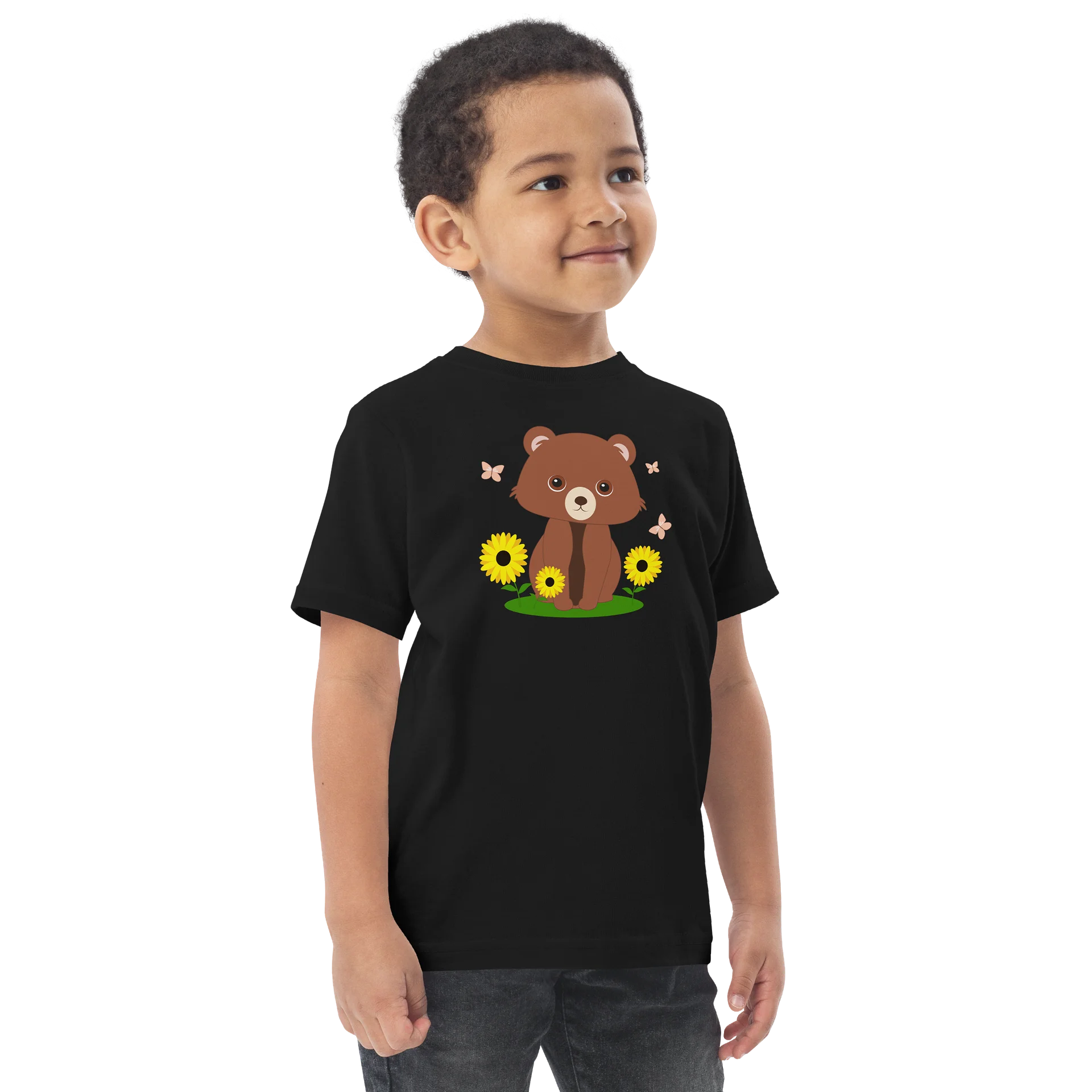 Soft Paws & Petals Bear Toddler Jersey T-Shirt product image (2)
