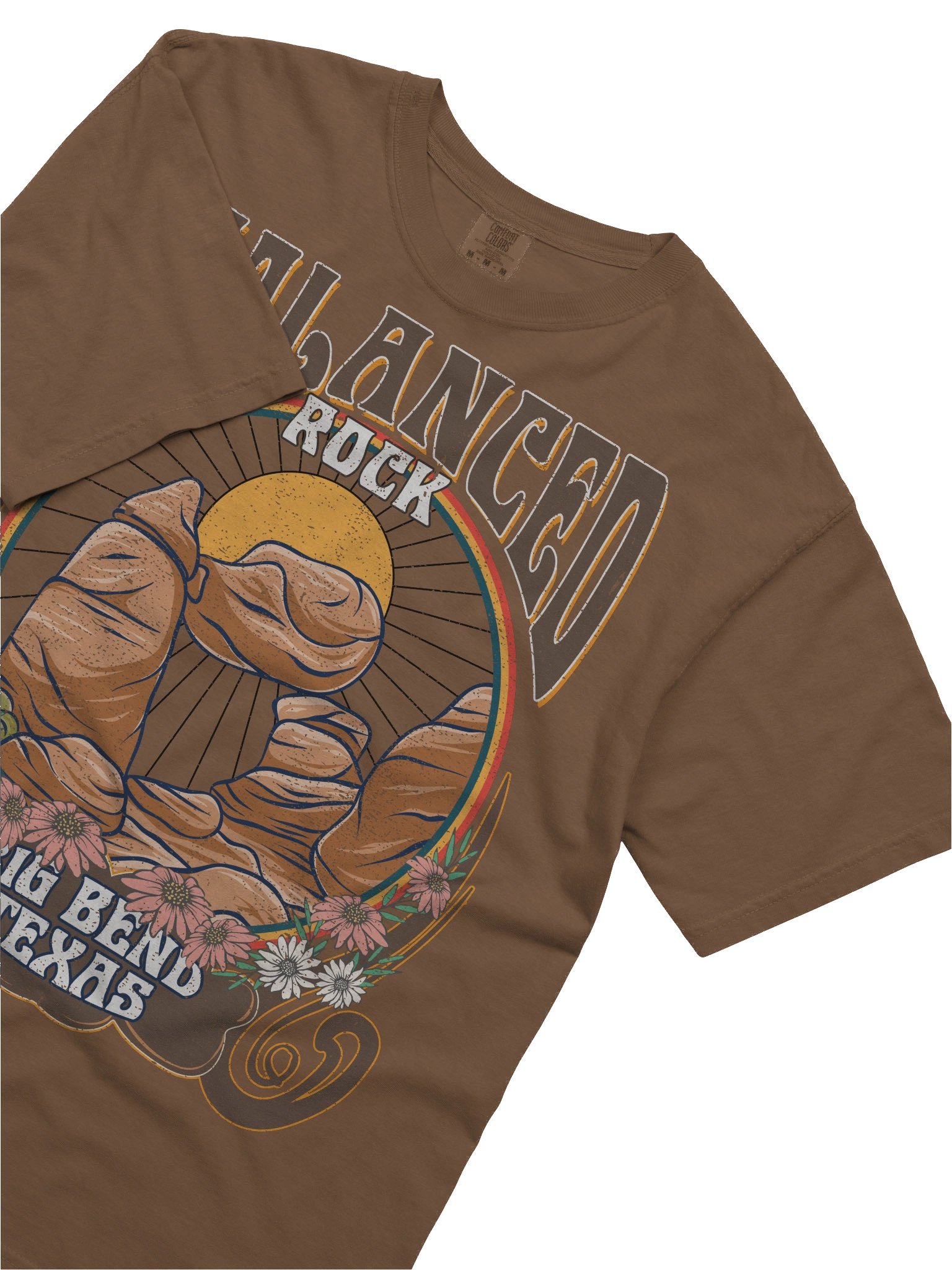 Balanced Rock Big Bend Texas Shirt – Vintage Desert Rock Formation Retro Sunset Tee product image (5)