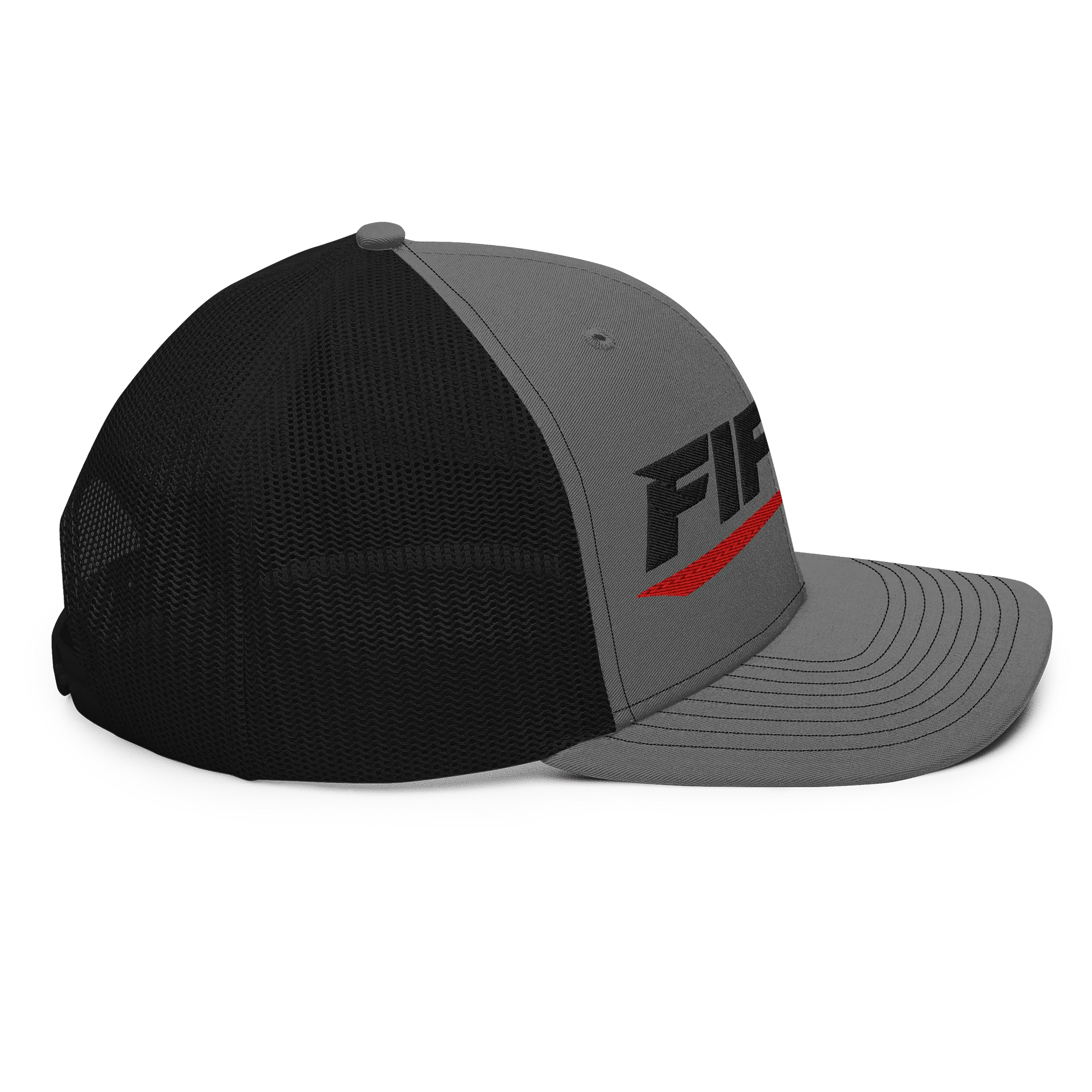 FifeMX Stitch Trucker Hat – Black Logo product image (11)