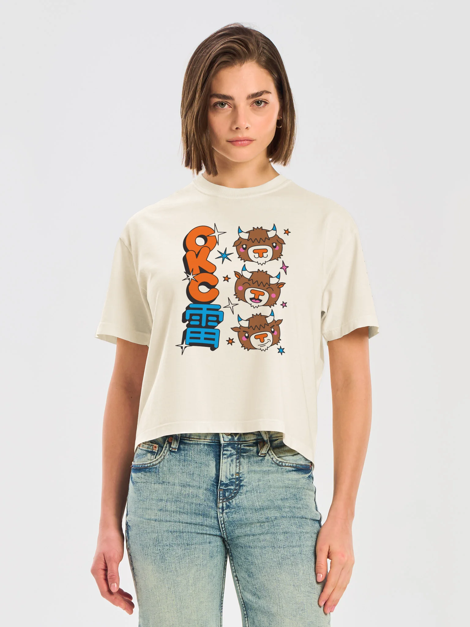 OKC Kawaii Women's Boxy Tee product image (10)