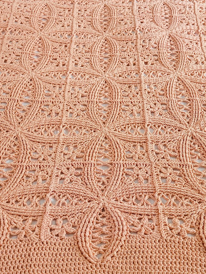 Double Wedding Ring Blanket Crochet Pattern product image (2)