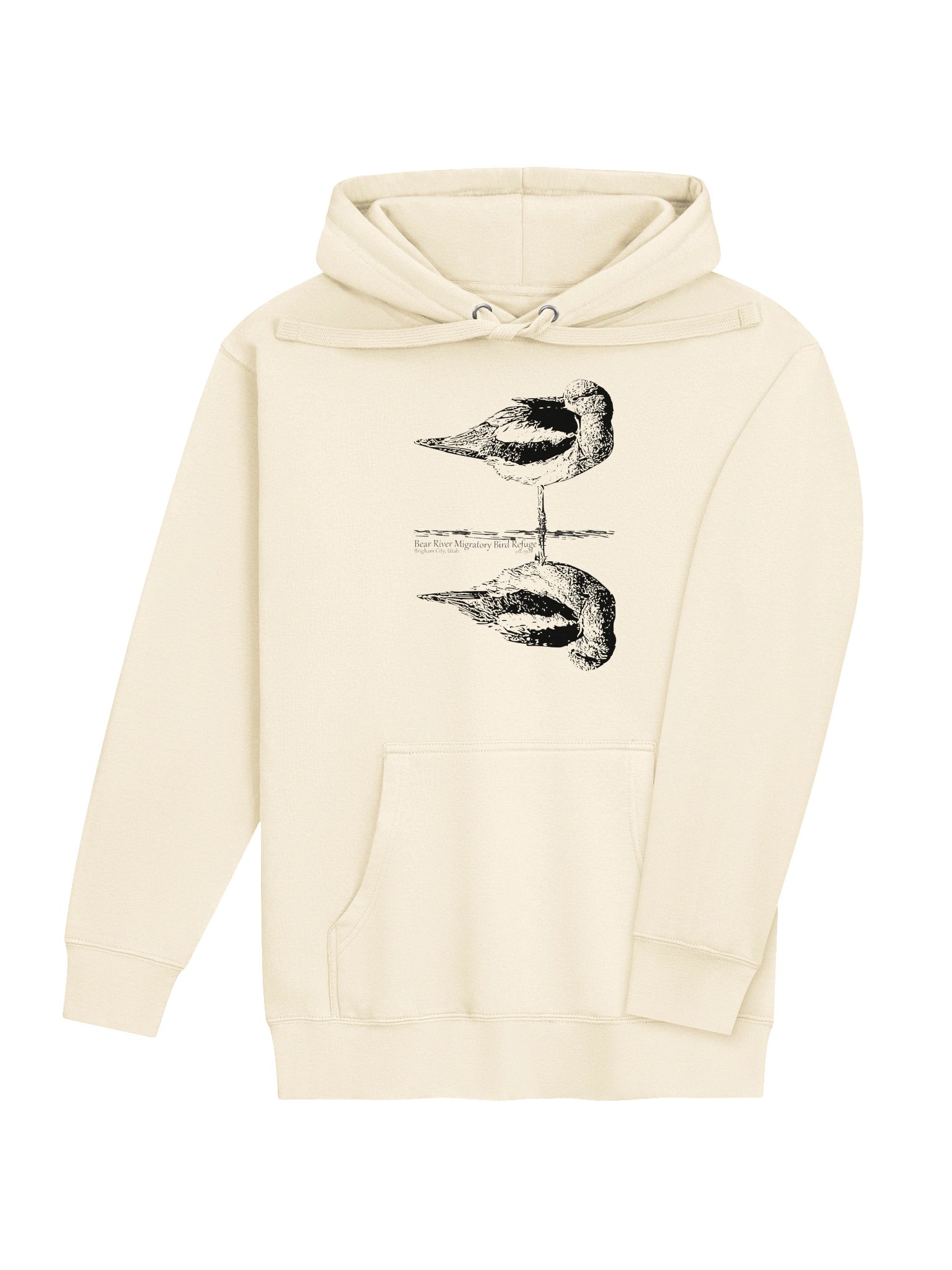 Bear River Migratory Bird Refuge American Avocet Premium Hoodie product image (44)