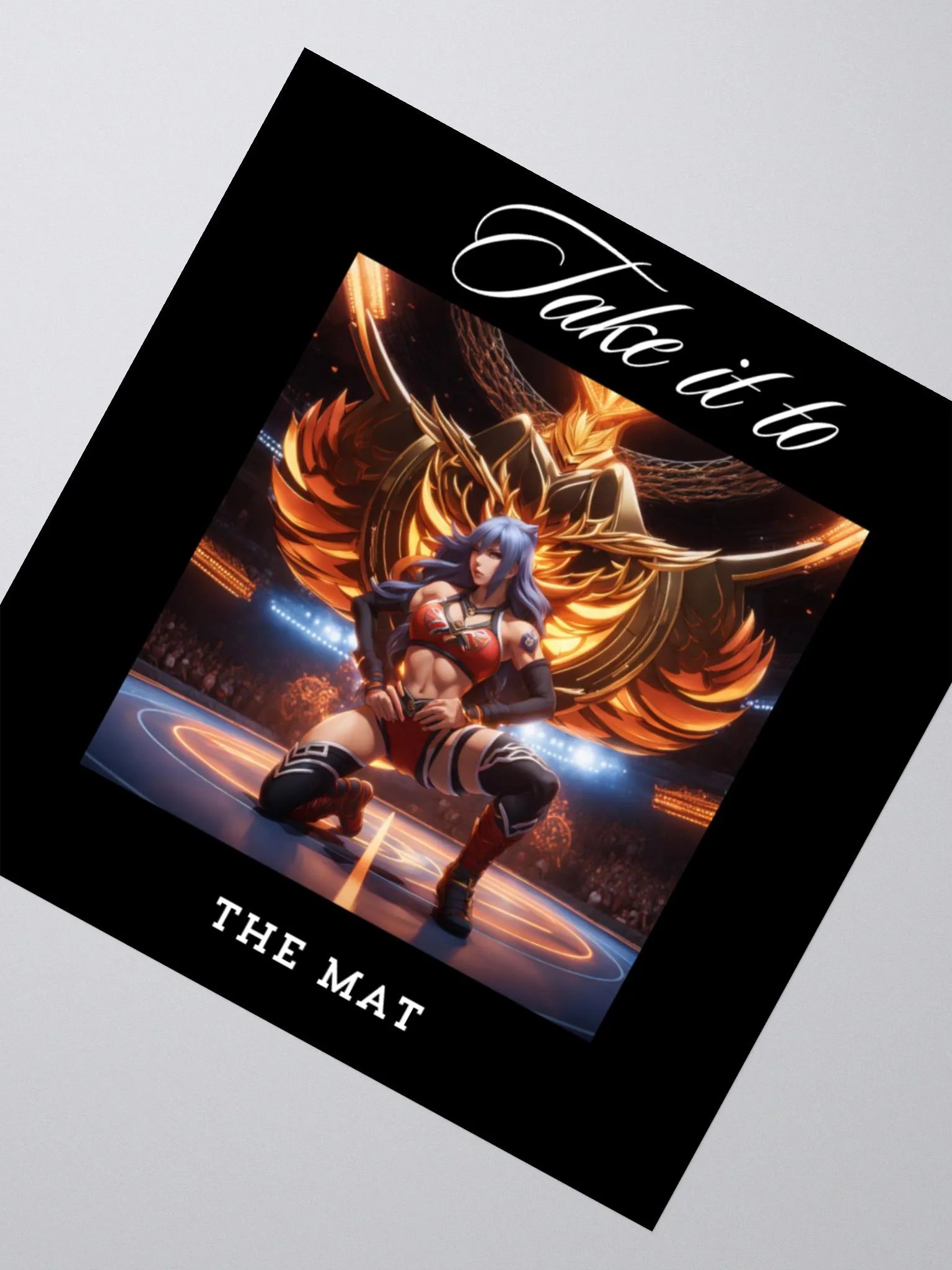 Take it to the mat sticker product image (4)