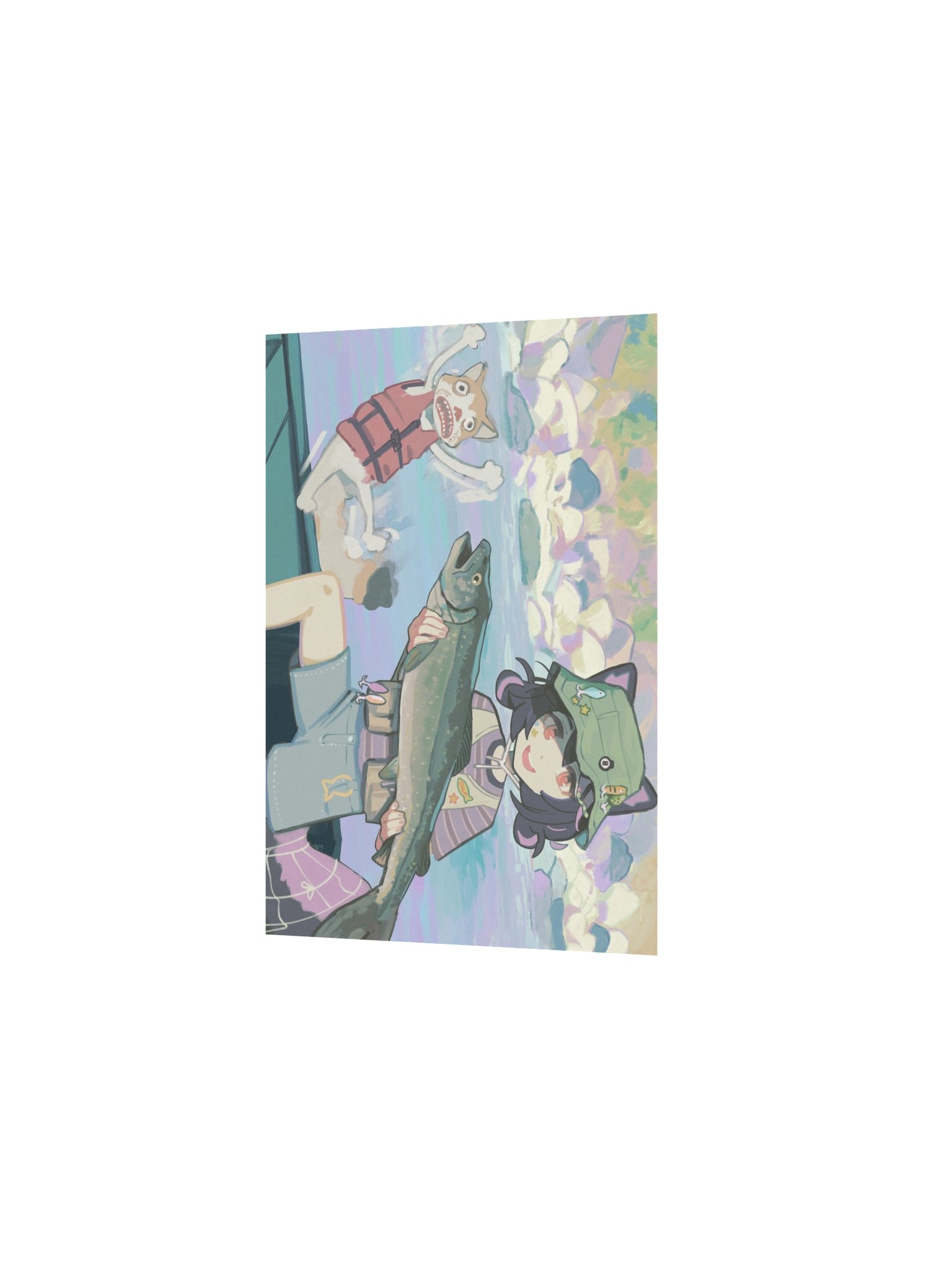 Big Catch! Art print product image (10)