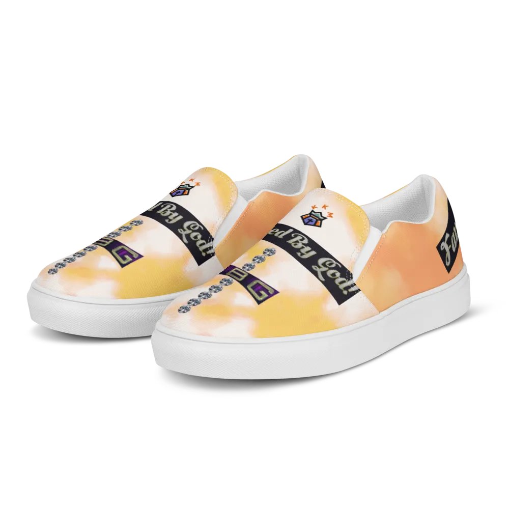 BBG Orange Tie Dye Women's Slip On product image (2)