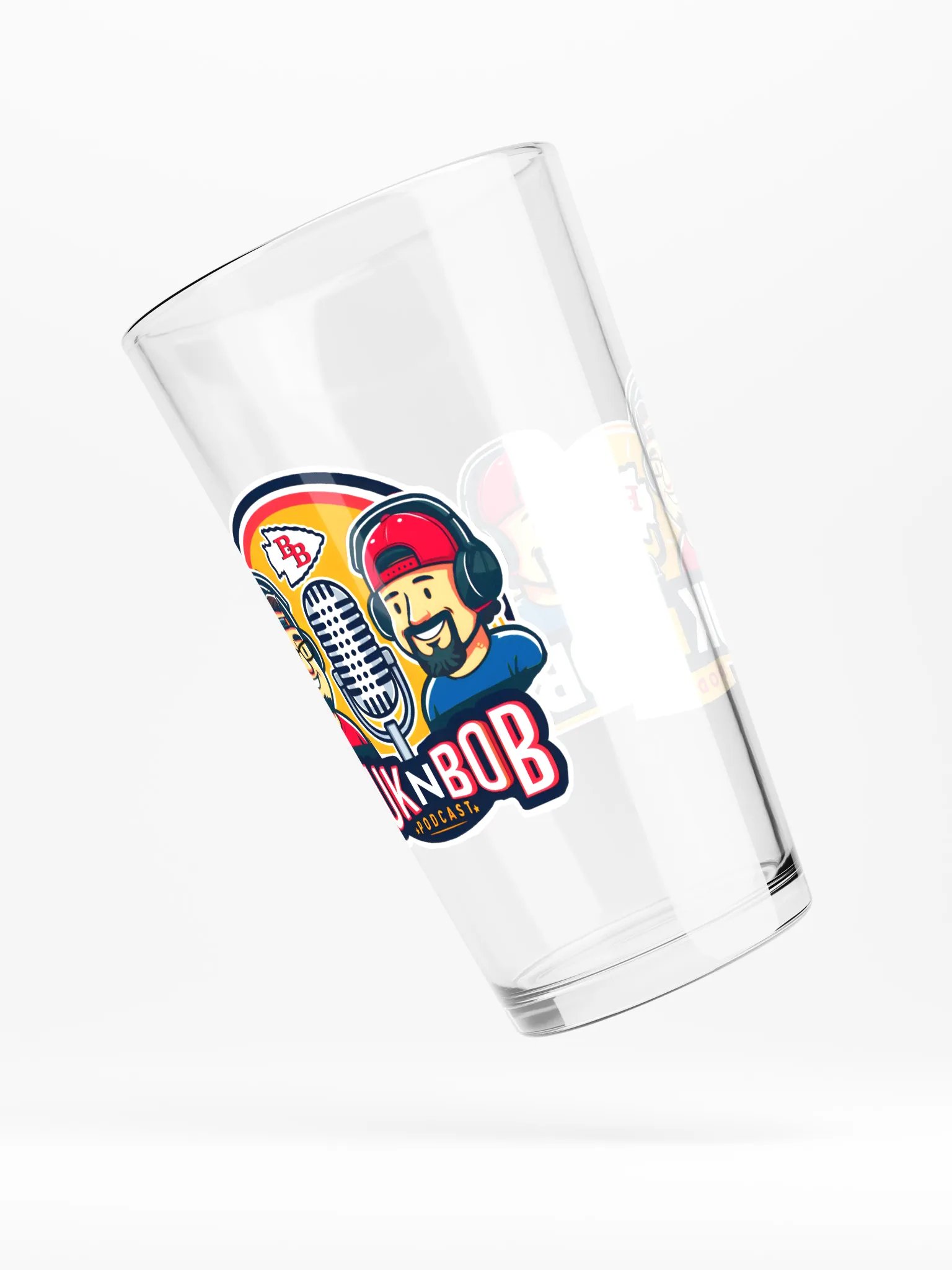 BUK N BOB Podcast Pint Glass Set product image (4)