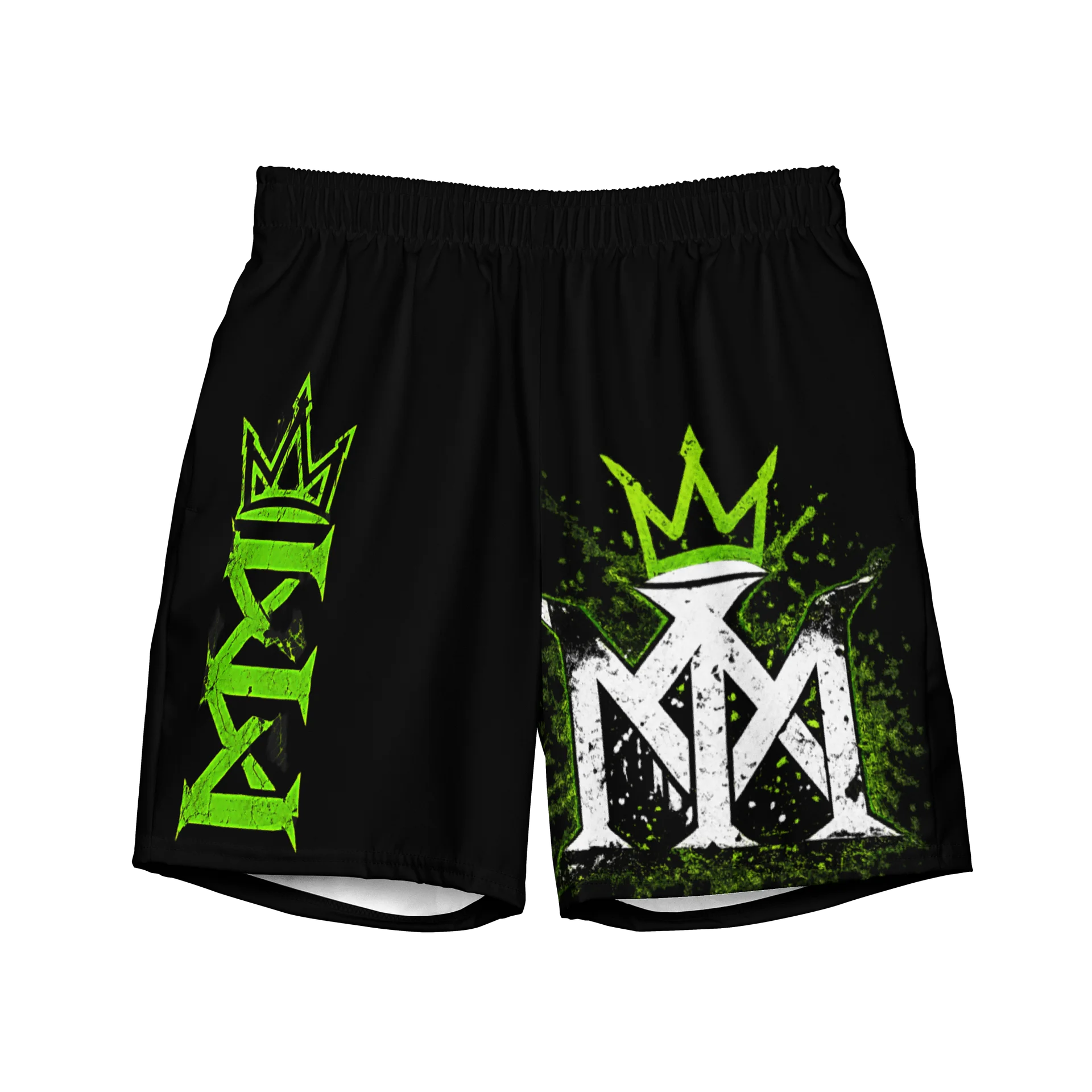 MMD Crowned Neon Graphic Swim Trunks product image (1)