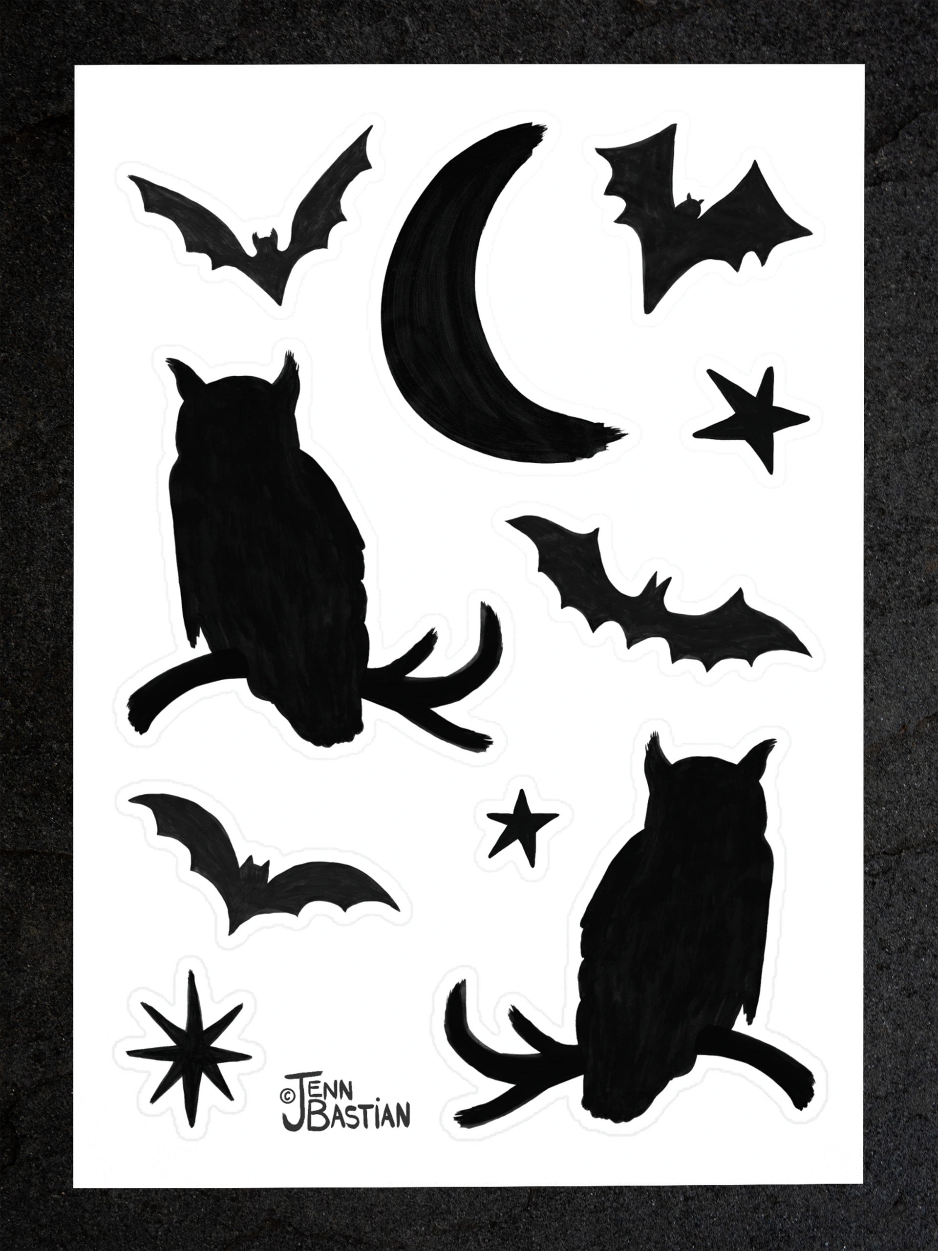 STICKER SHEET - SPOOKY SKY product image (1)