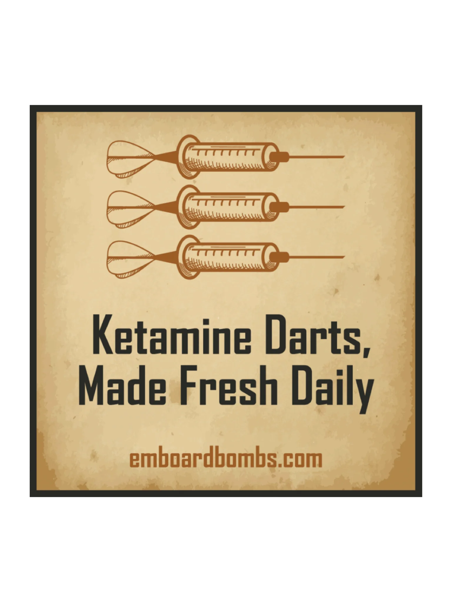 Ketamine Darts Sticker product image (1)