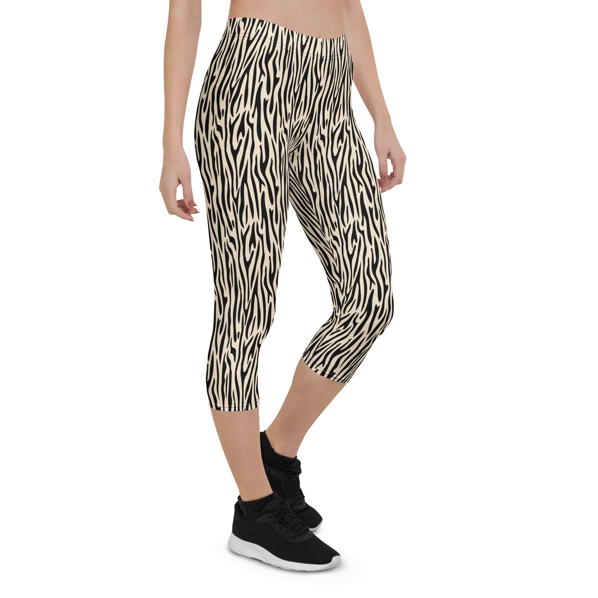 Bold Animal Print Capri Leggings for Active Wear product image (6)
