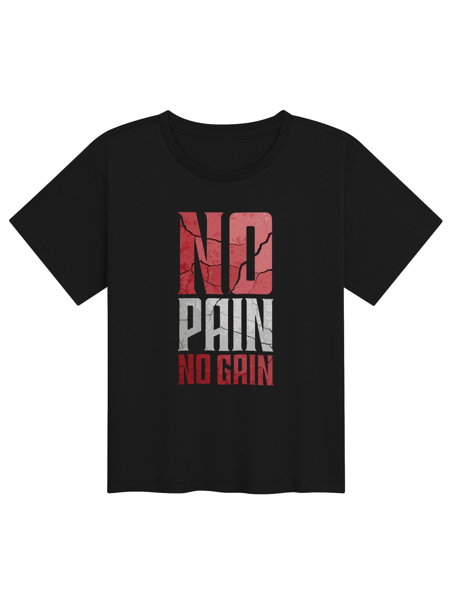 No Pain No Gain Women's Gym T-Shirt – Motivational Workout Top product image (1)