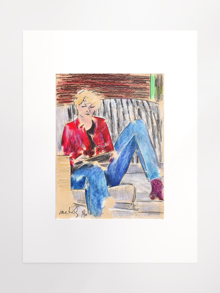 Woman Writing 11.10.85 print product image (2)
