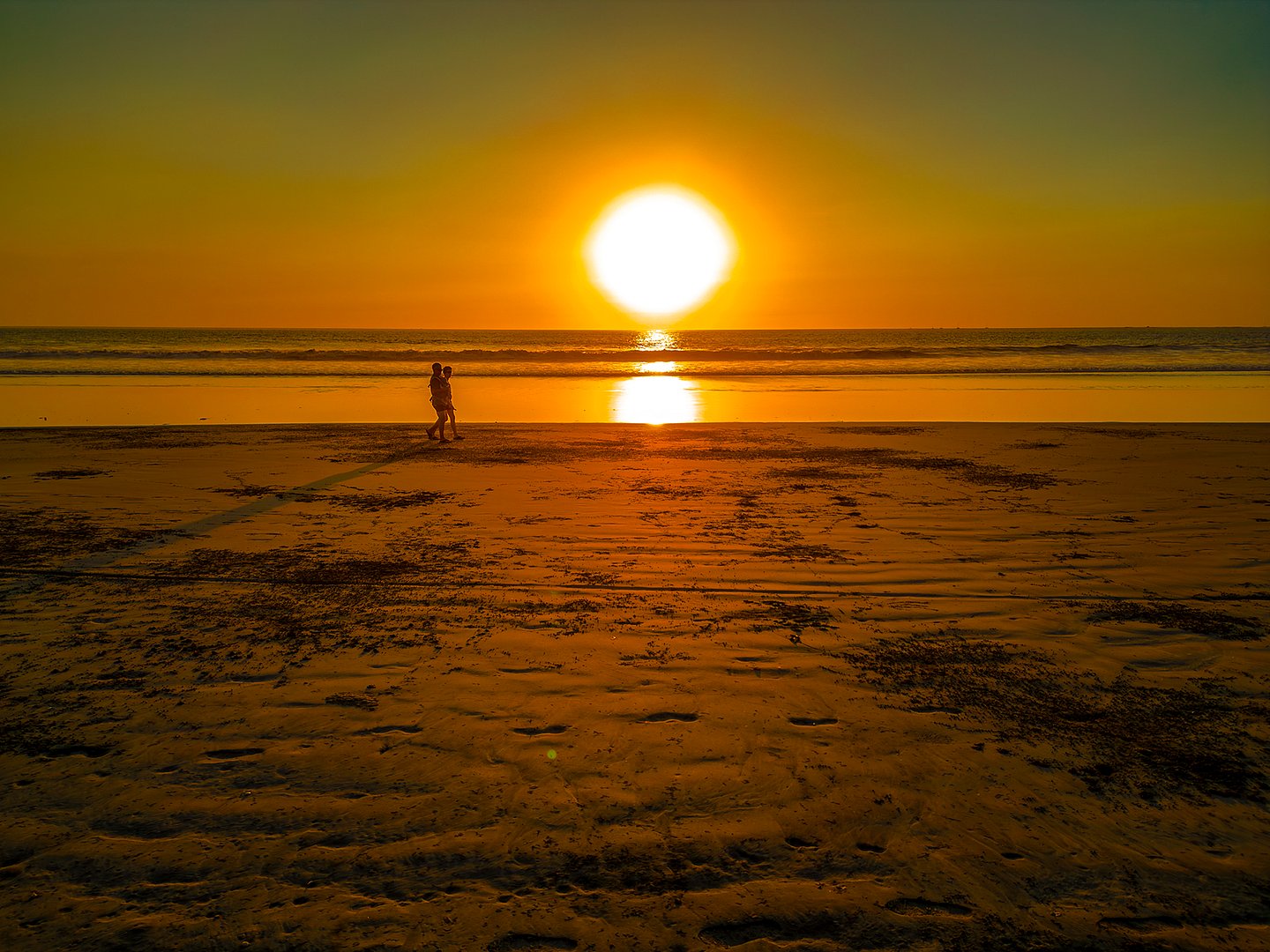Sunset on Playa Grande, Costa Rica