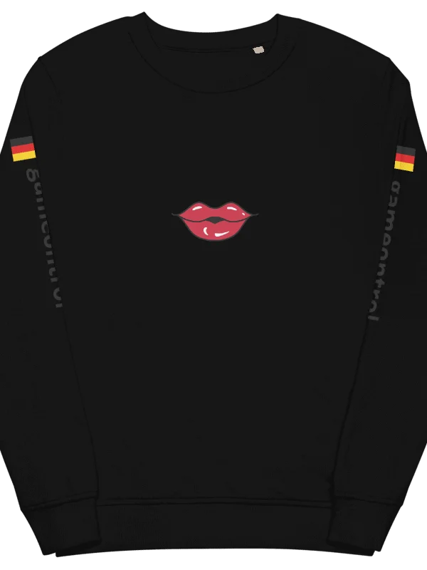 Glossy Lips Organic Sweatshirt for Women and Men product image (2)