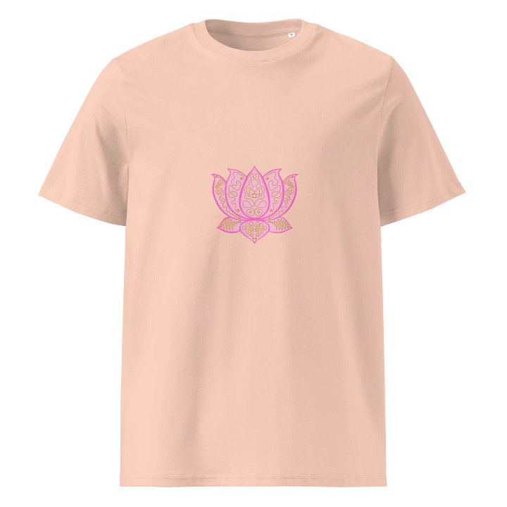 Golden Lotus Unisex Organic Cotton T-Shirt product image (1)