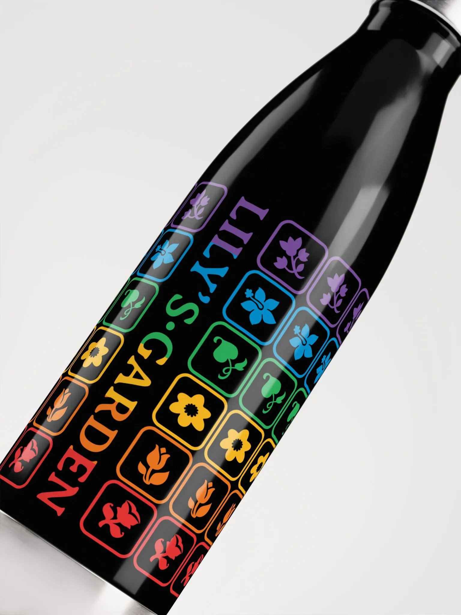 Lily’s Garden - Rainbow Stainless Steel Water Bottle product image (5)