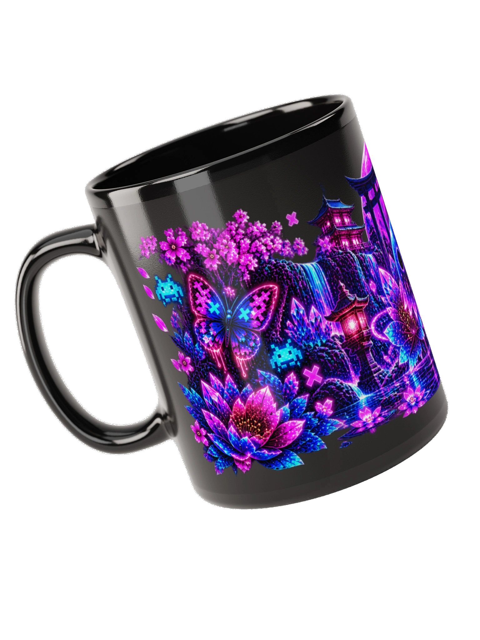 BLOOM MODE — Neon Sakura Gaming Mug product image (9)
