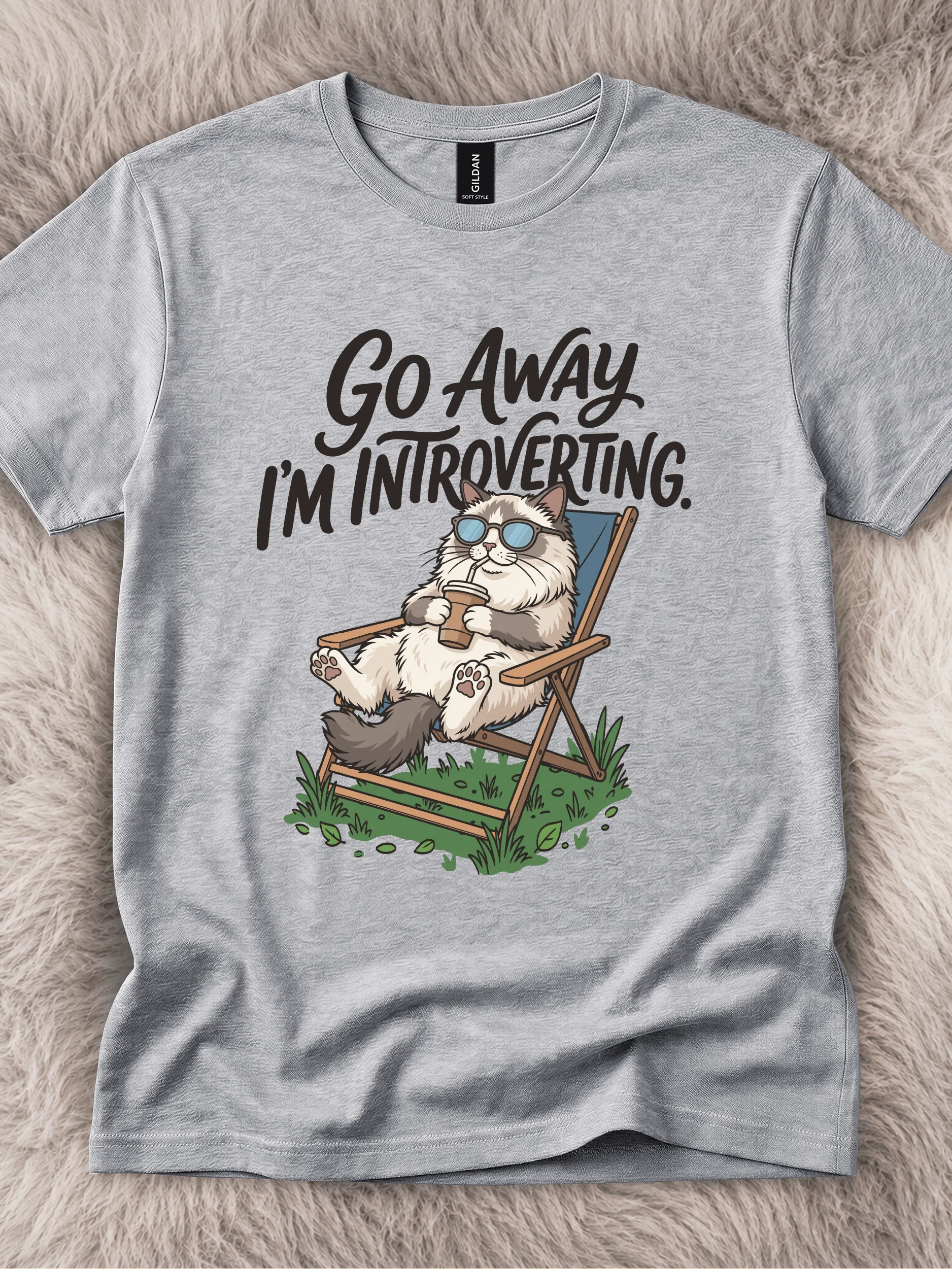 Go Away I'm Introverting Tee product image (1)