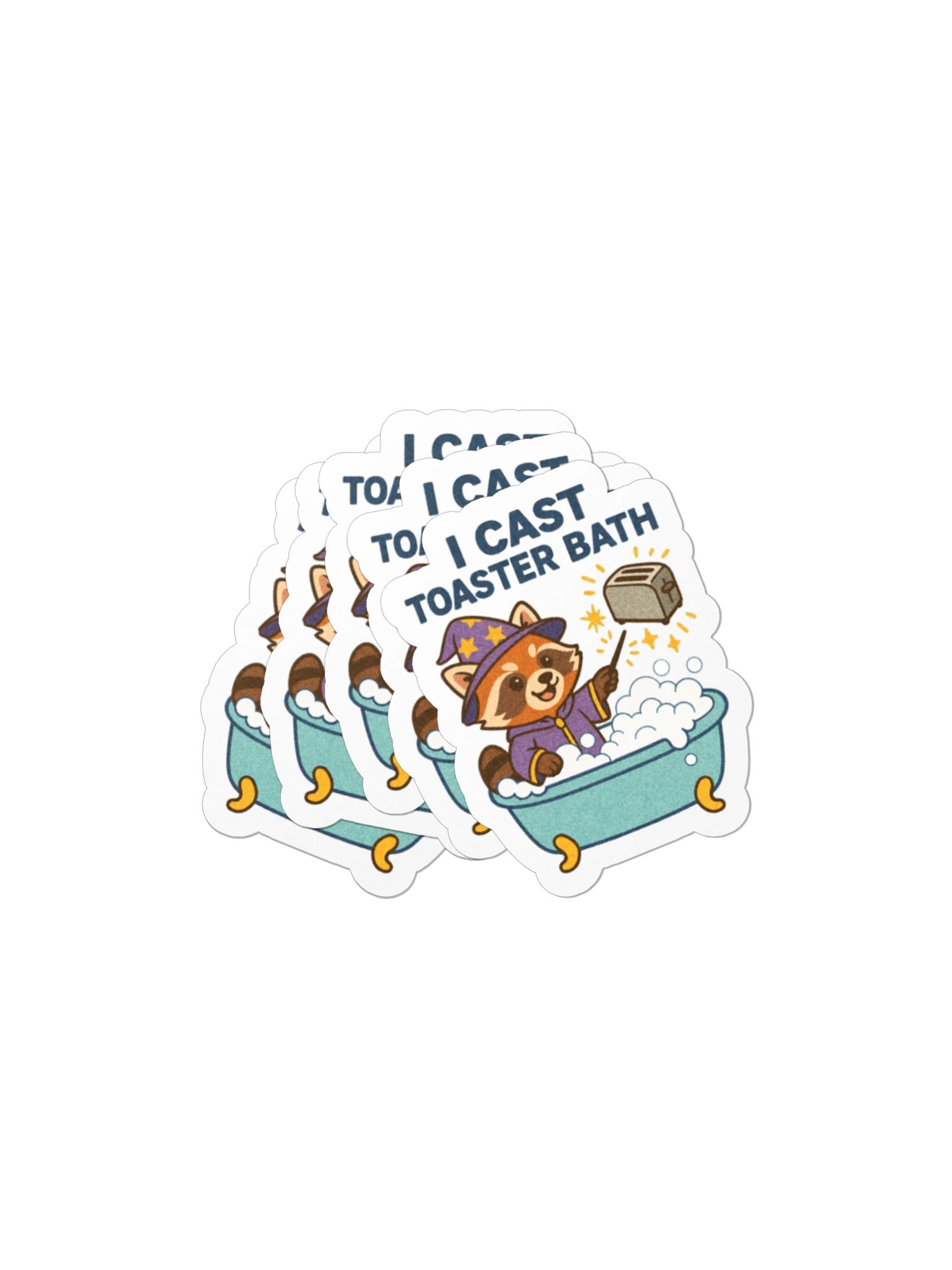 I CAST TOASTER BATH! Sticker product image (4)