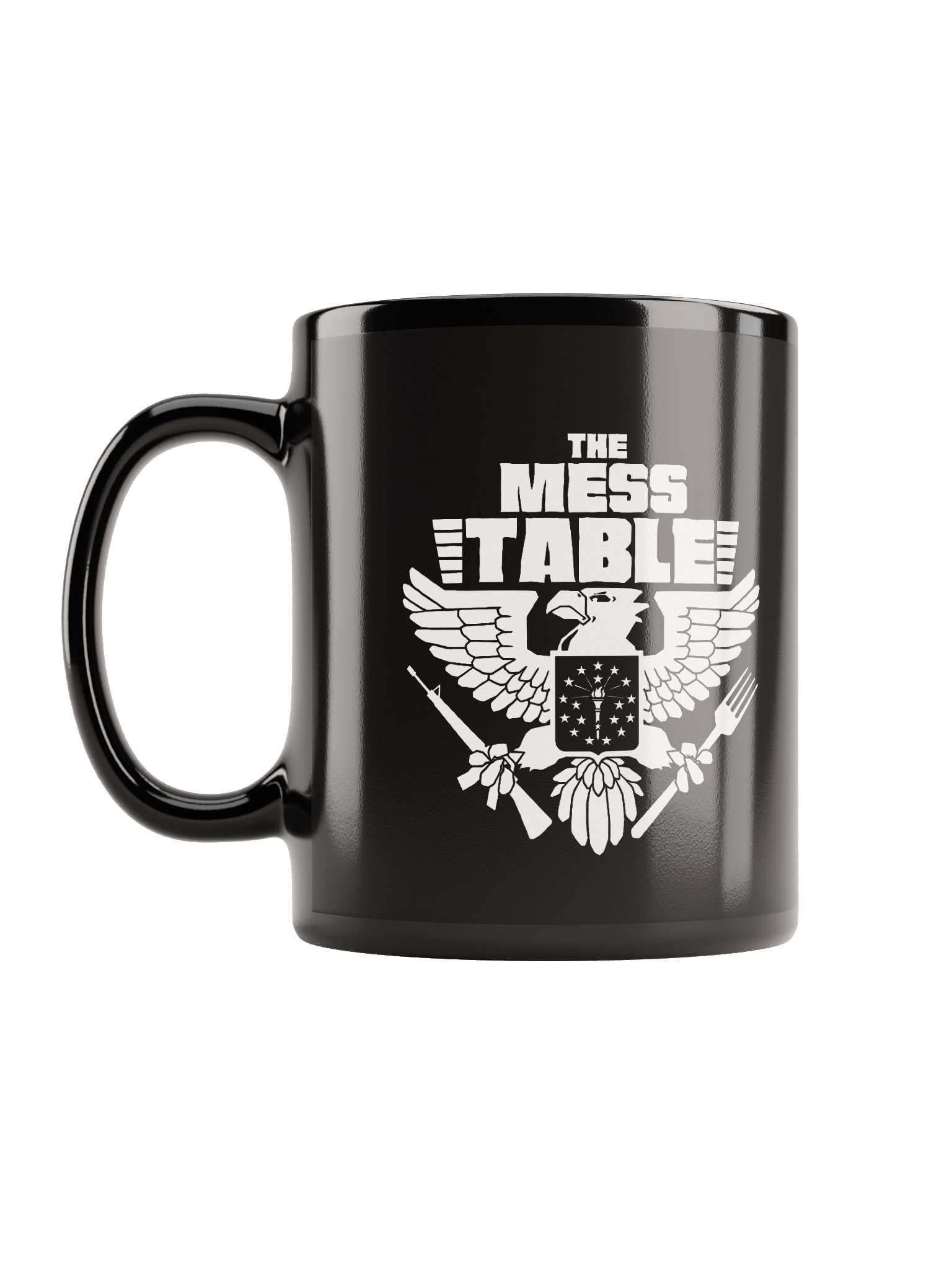 Black Mug with White TMT Logo product image (3)