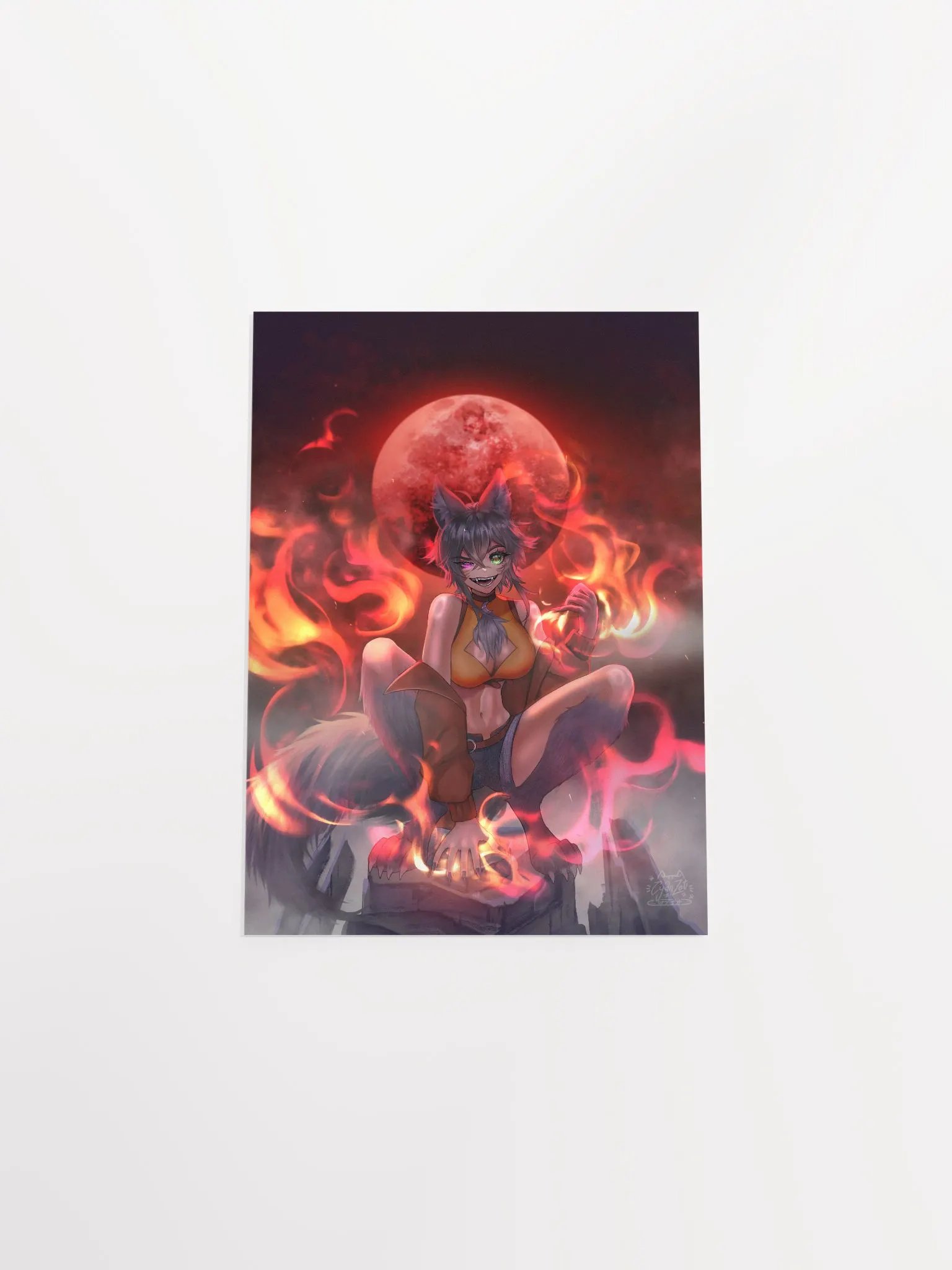 WolfcatRisi Big Bad Wolfcat Poster product image (33)