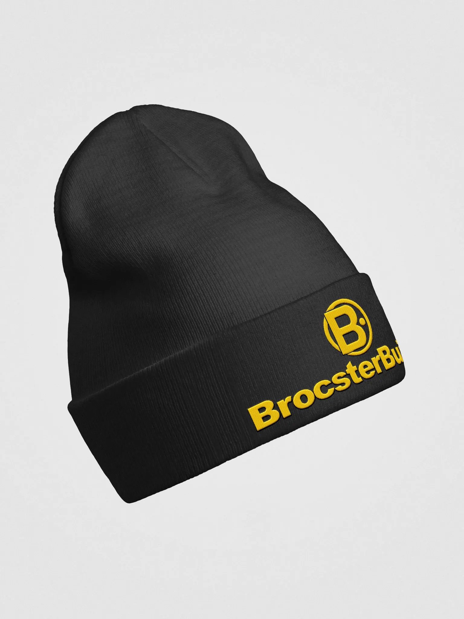 BrocsterBuilds Logo Knit Beanie product image (6)