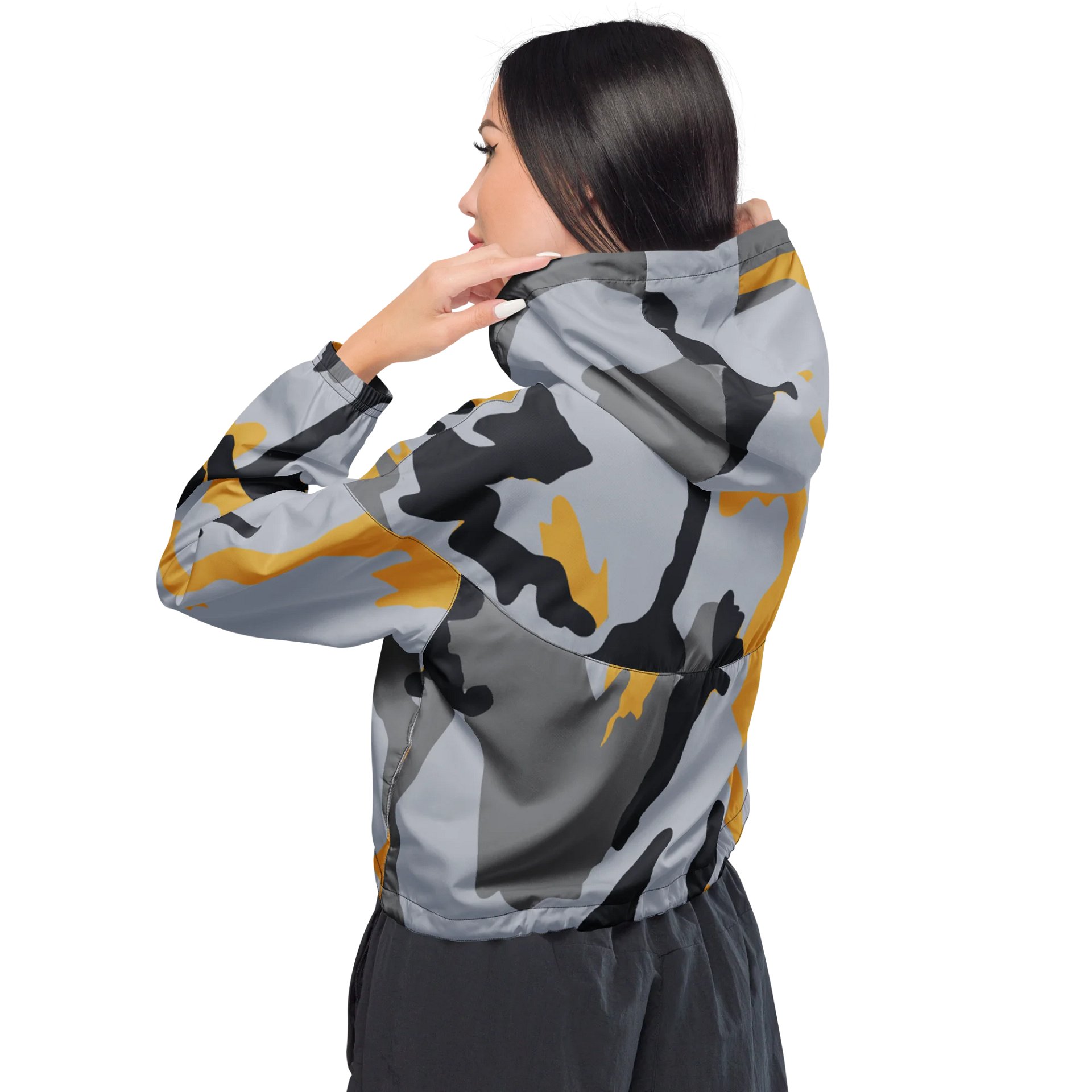 Urban Camo Chic Women's Windbreaker product image (5)