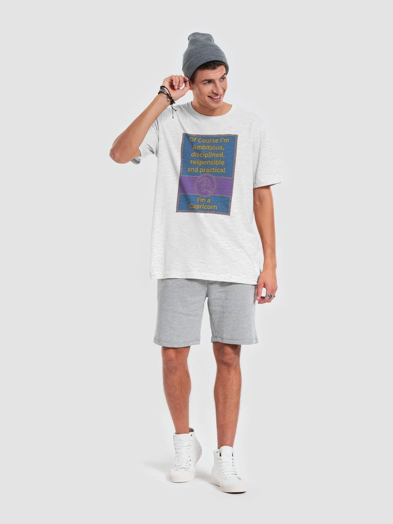 Of Course I’m Capricorn Zodiac Sign T-Shirt, Zodiac Sign Vibes T-Shirt, Capricorn T-Shirt, Astrological T-shirt product image (6)