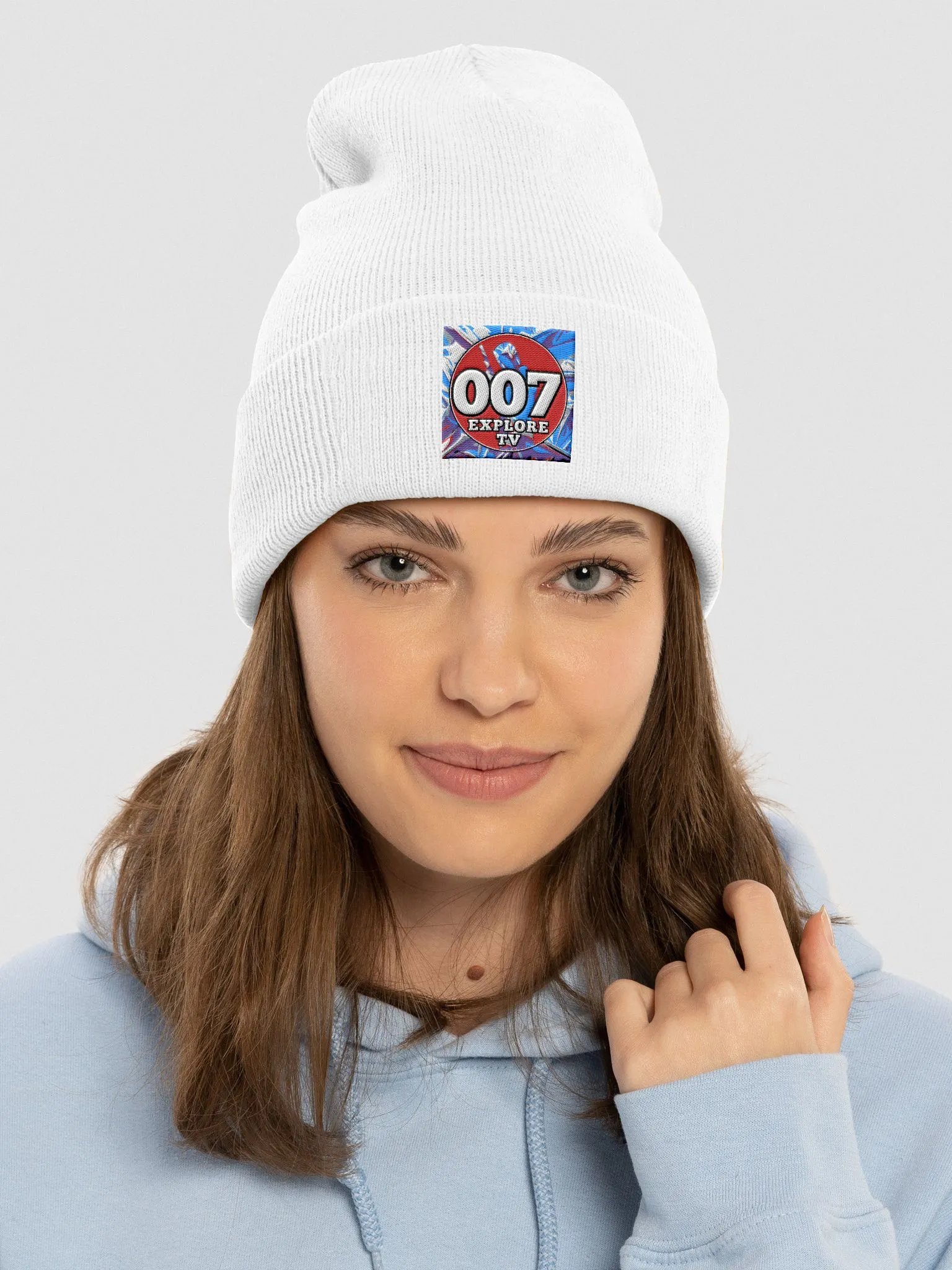 007 Explore TV Yupoong Cuffed Beanie product image (2)
