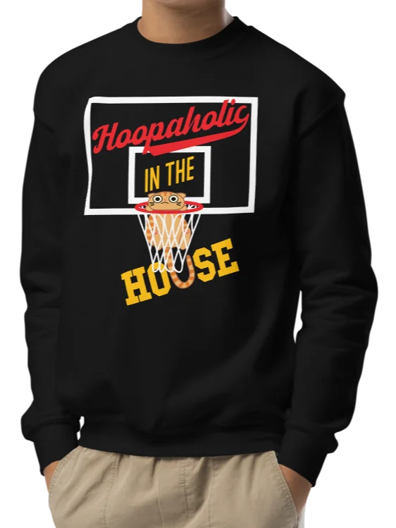 Basketball Cat (Hoopaholic IN THE HOUSE) - Unisex Youth Sweatshirt product image (2)