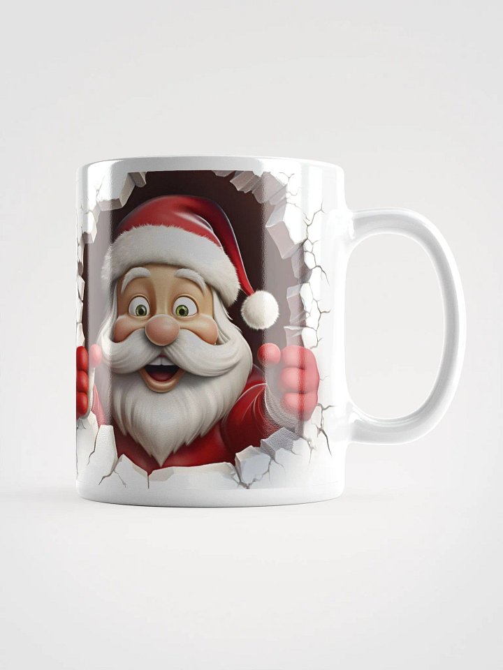 Santa's Big Break 3D Christmas Mug - Double the Ho-Ho-Ho! product image (1)