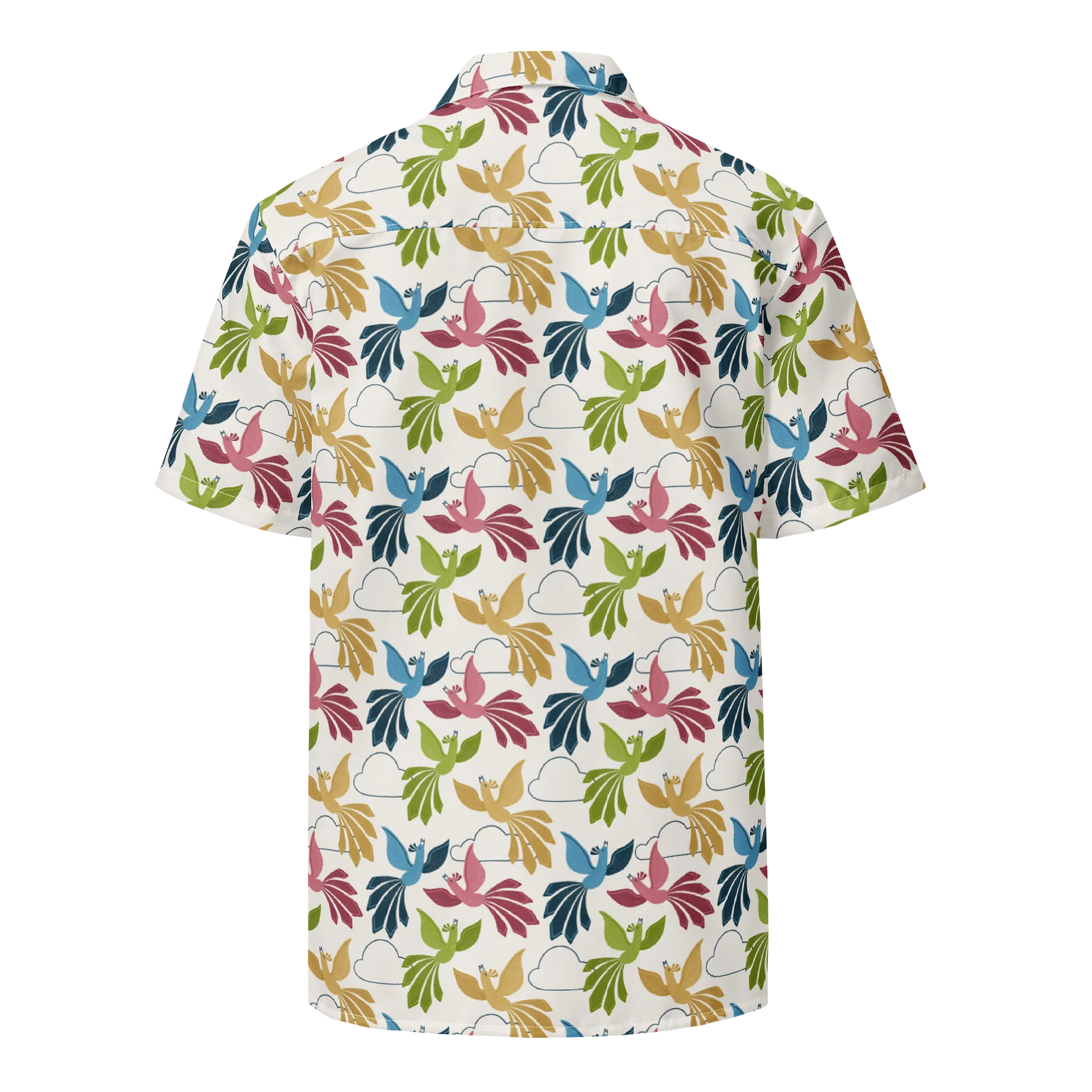Mid-Century Modern Firebirds Hawaiian Shirt product image (2)