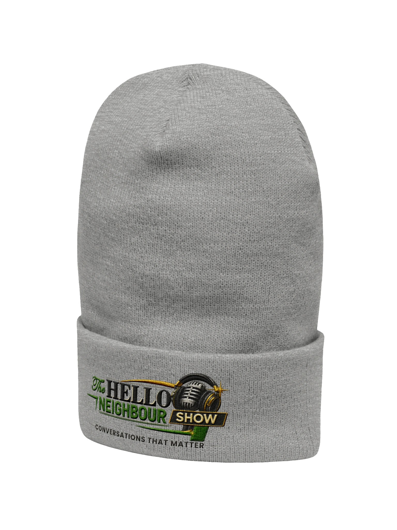 The Hello Neighbour Show™ Premium Embroidered Logo Cuffed Beanie | Official Knit Beanie product image (2)