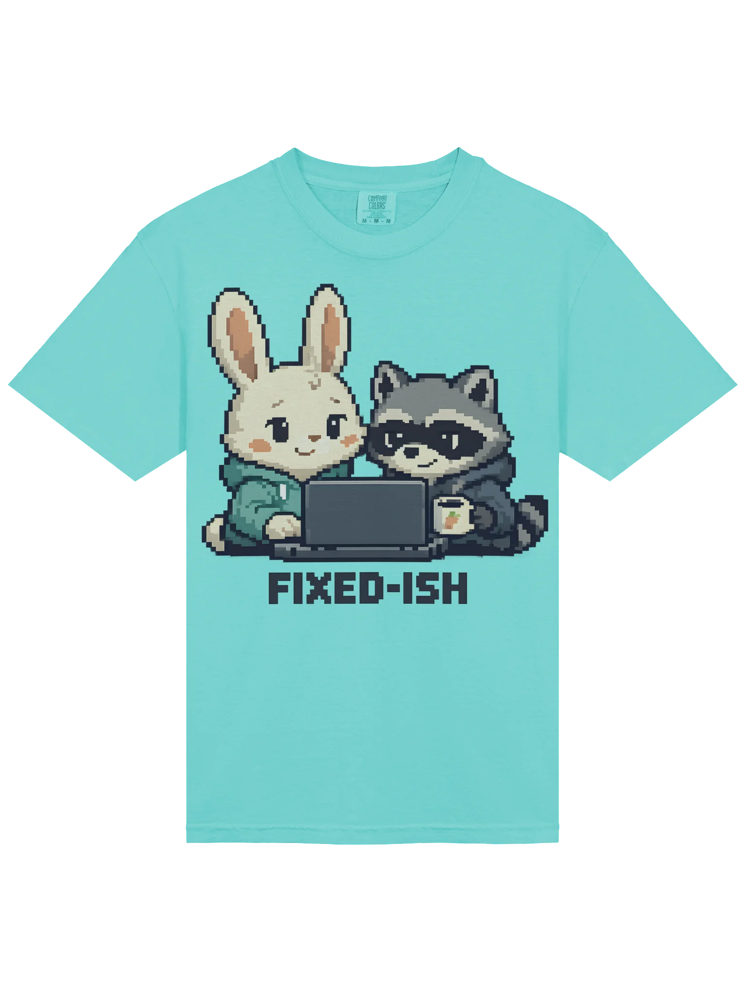 Fixed-ish Rabbit & Raccoon T-Shirt product image (3)