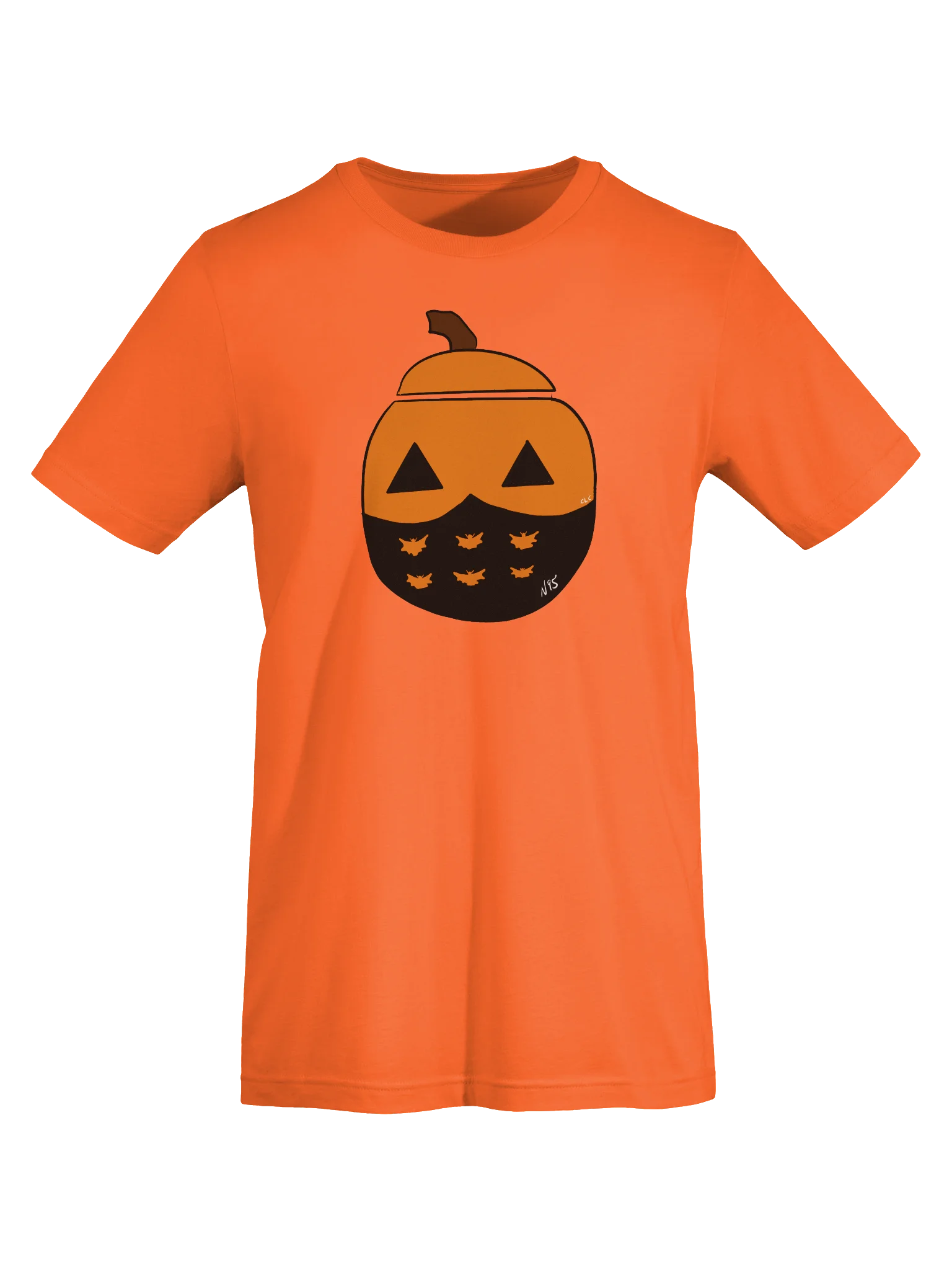 Mask-O-Lantern tee (black mask) product image (8)