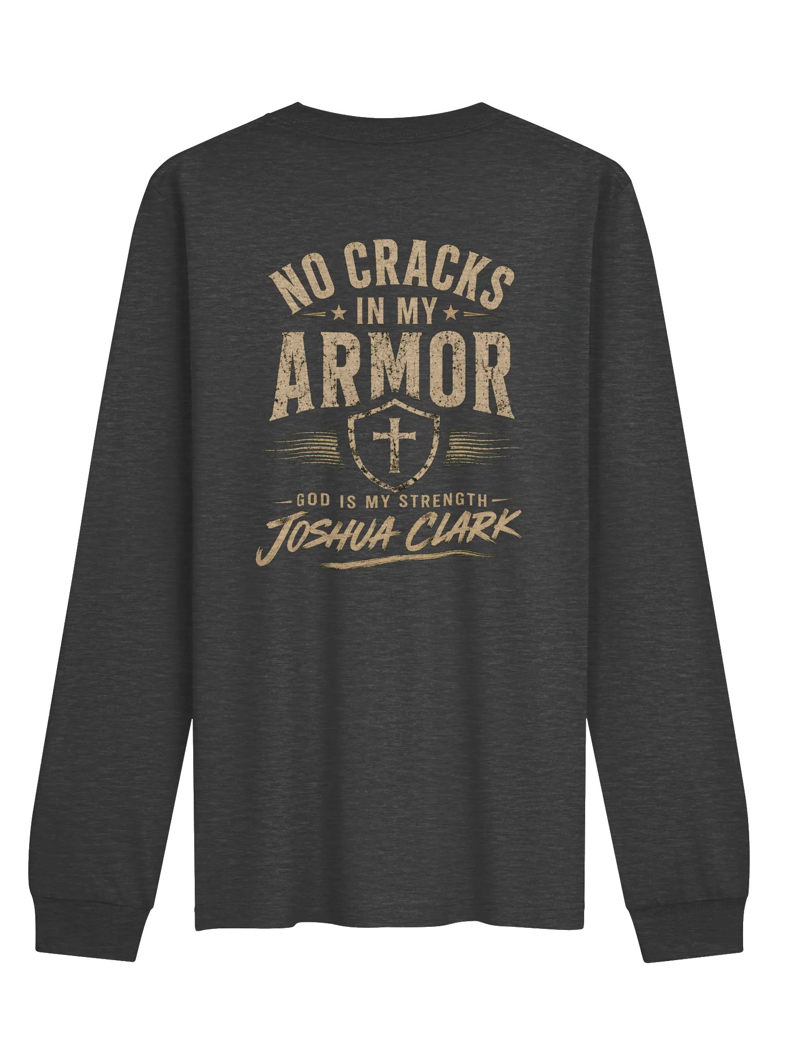 No Cracks In My Armor Bella+Canvas Supersoft Long Sleeve product image (2)