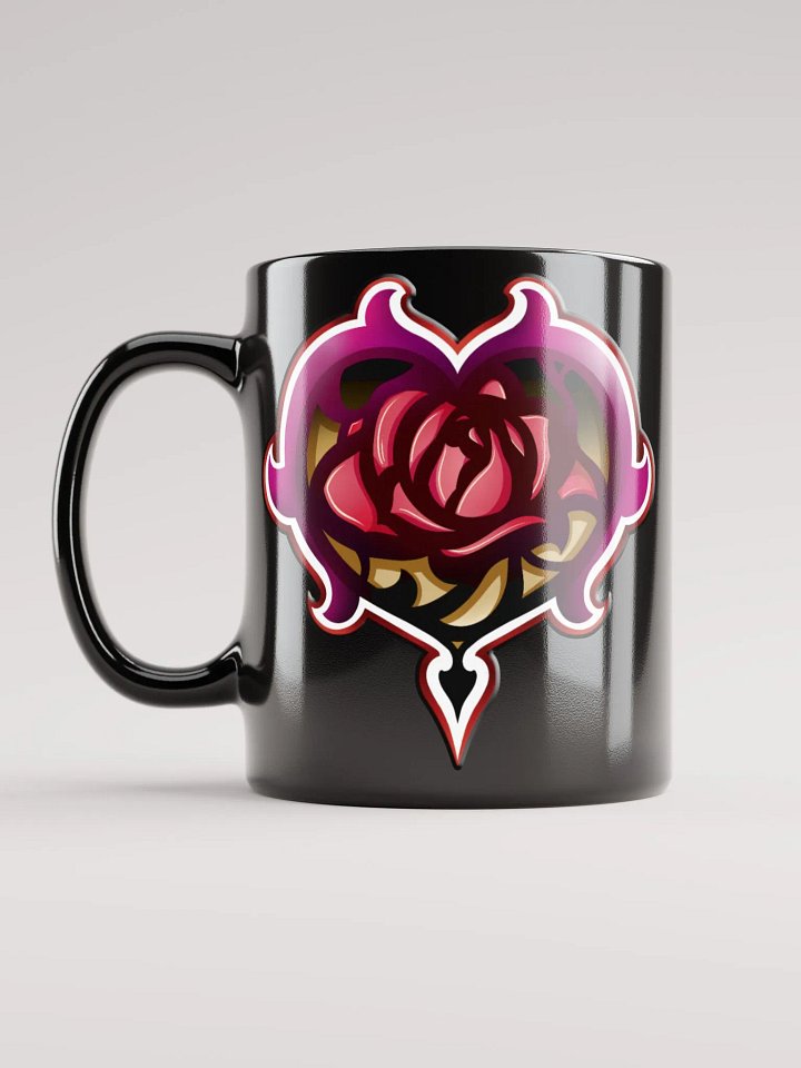 Zagarose 11 oz Black Glossy Mug product image (1)