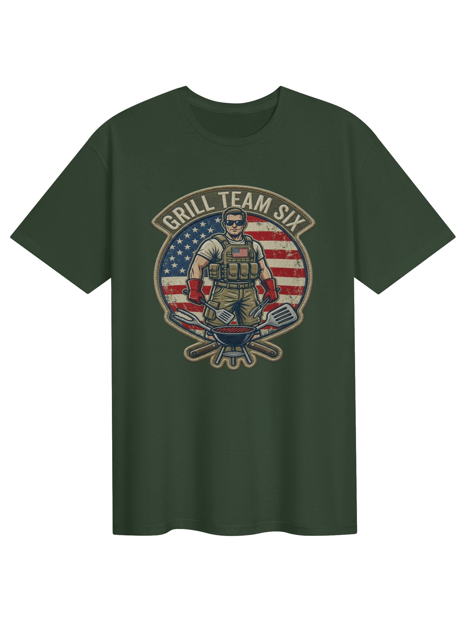 Grill Team Six BBQ Tee | USA T-Shirt product image (31)