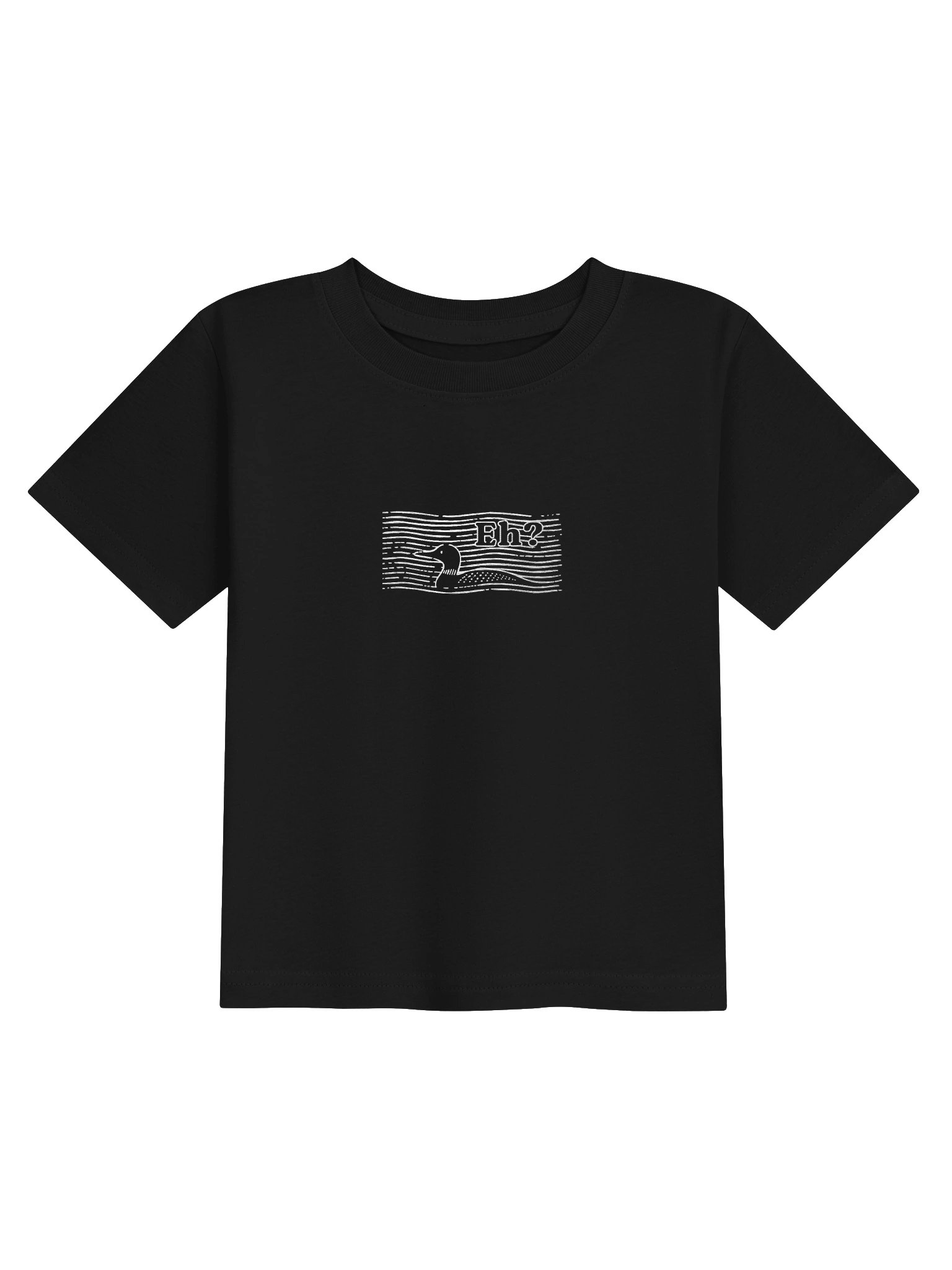 Eh? Loon Embroidered Baby Tee product image (1)