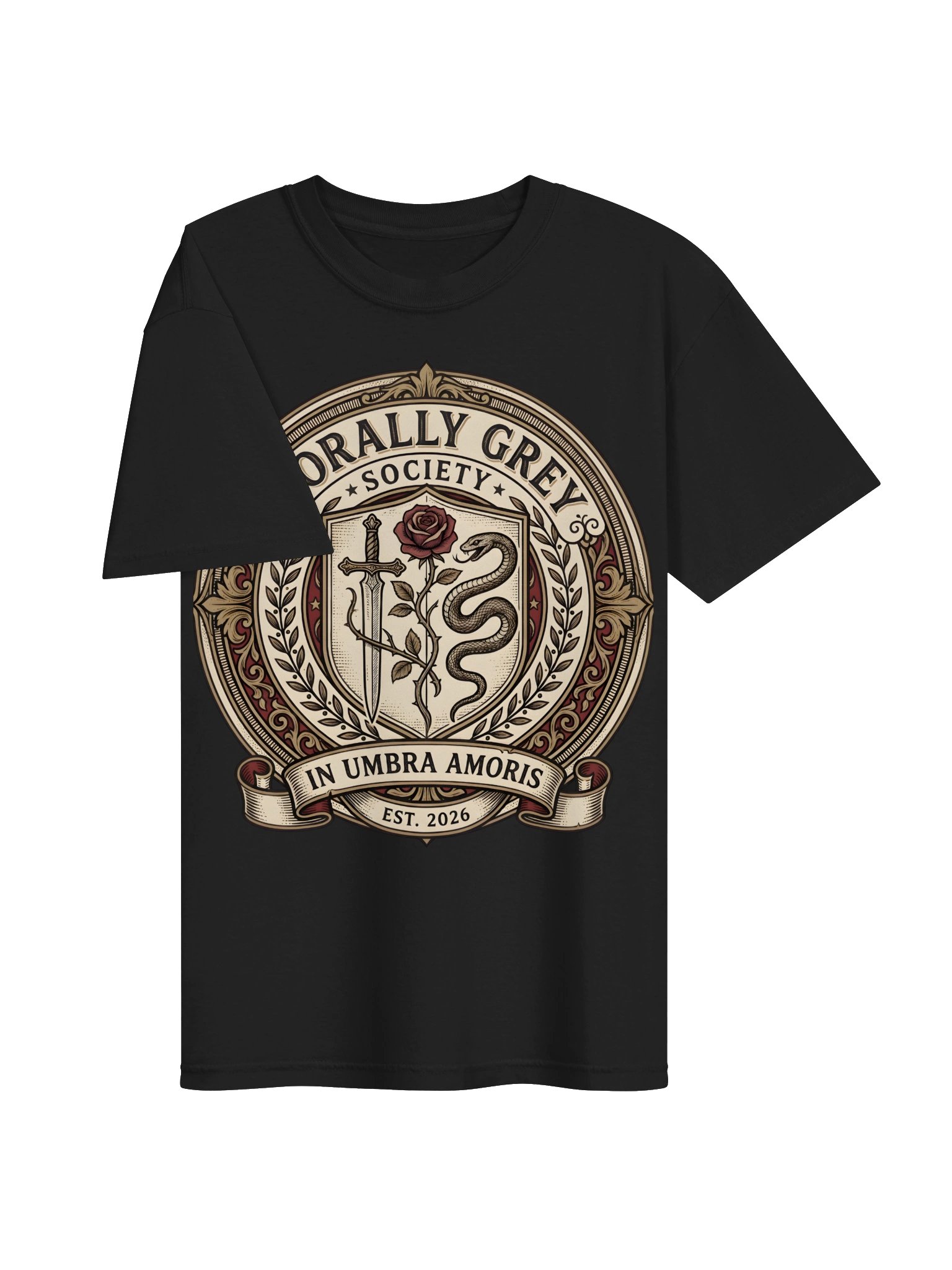 Morally Grey Society Dark Academia Bookish Crest product image (10)