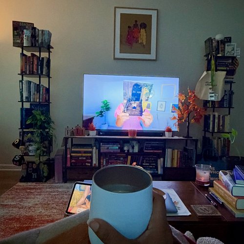 Happy Saturday! Kicking the day off in my fave way— coffee and #BlackBookTube and I see @authorolivewinter’s book out in the ...