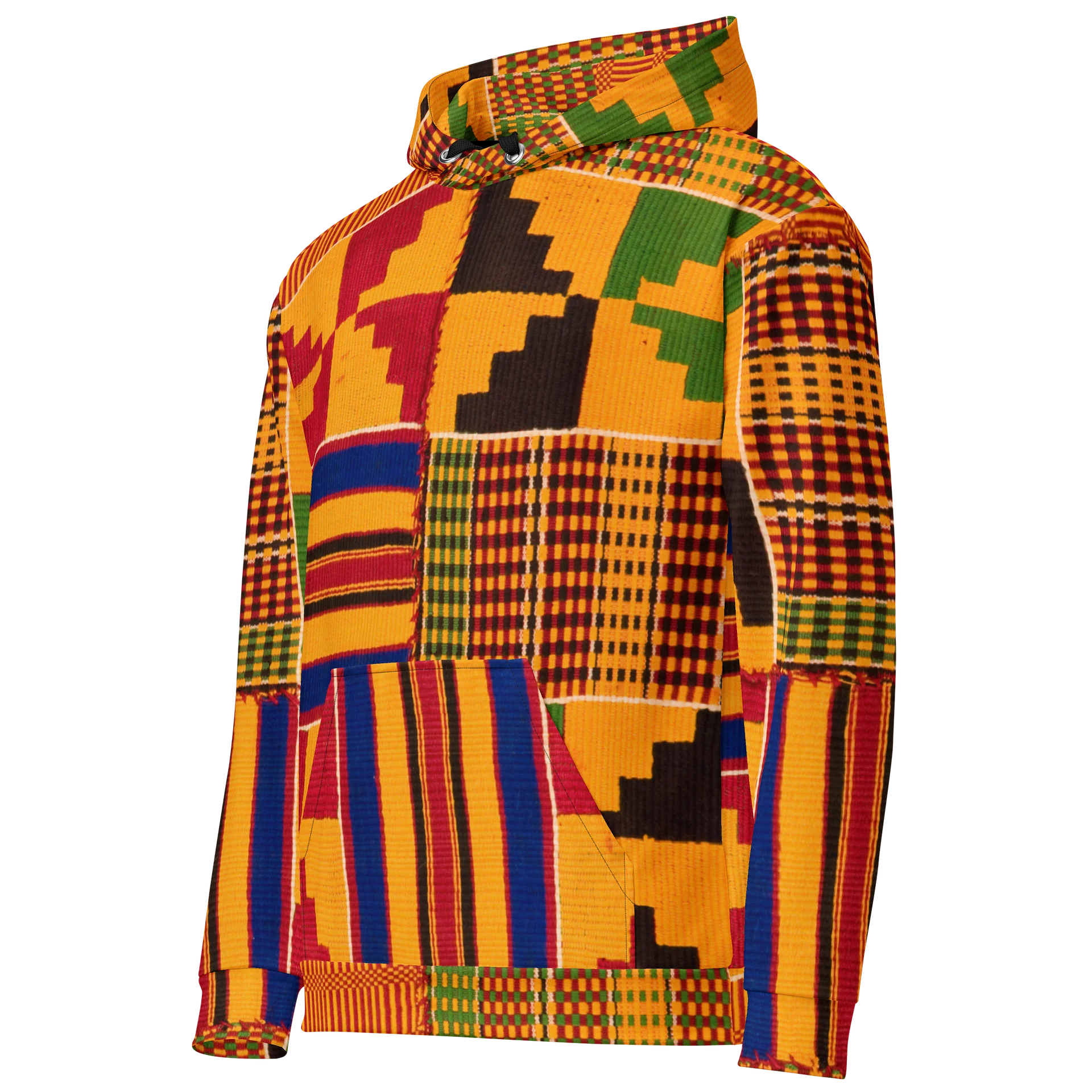 Kente Print Hoodie — Unisex product image (3)