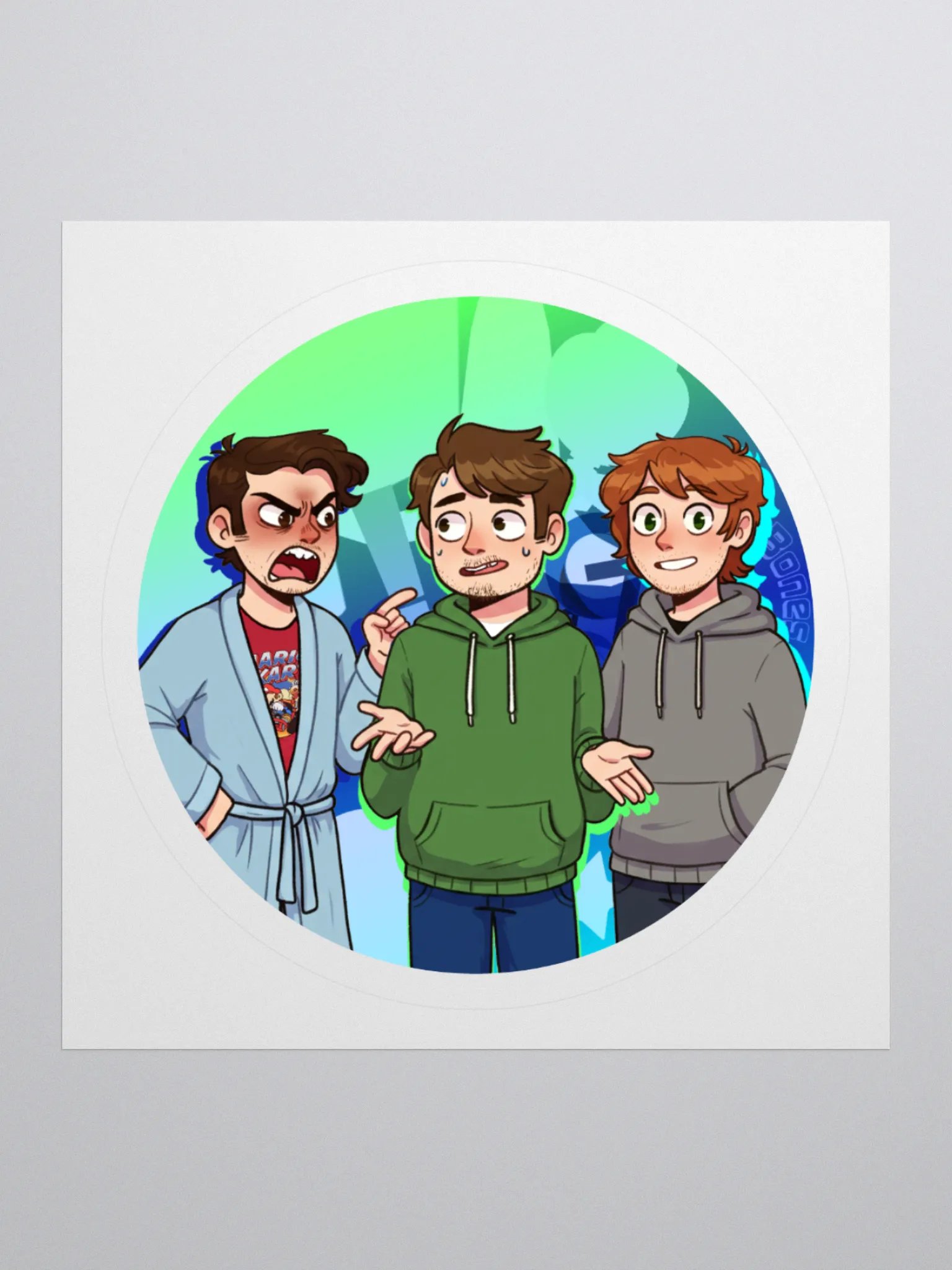 The Gex Boys Sticker product image (1)