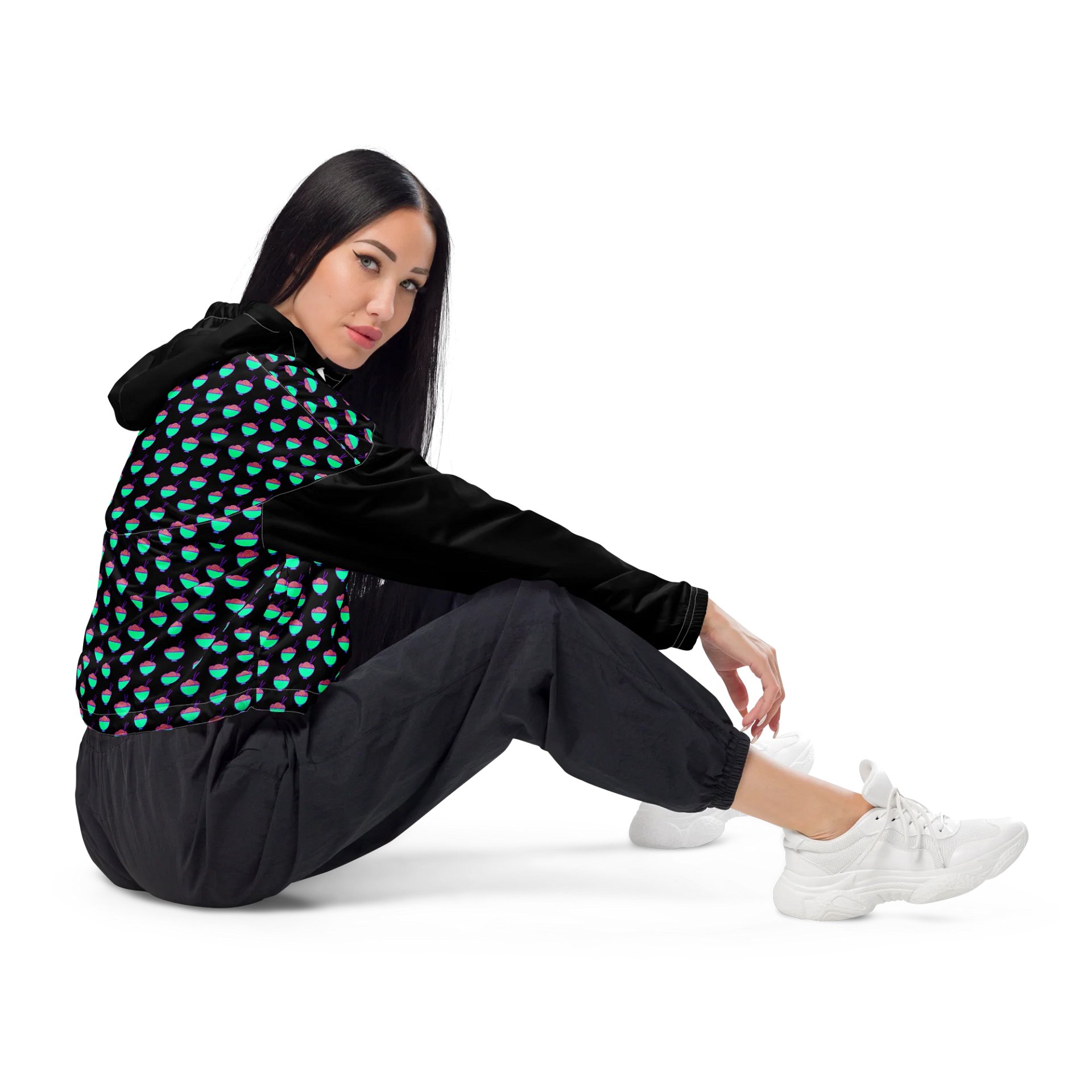 Noodle Crew Windbreaker! (Black) product image (4)